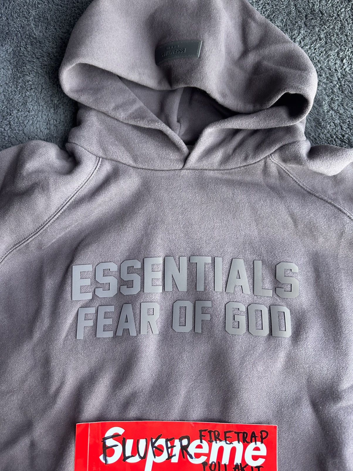 Essentials Bundle: Essentials Raglan hoodie & pants - Plum Size US XL / EU 56 / 4 - 6 Thumbnail