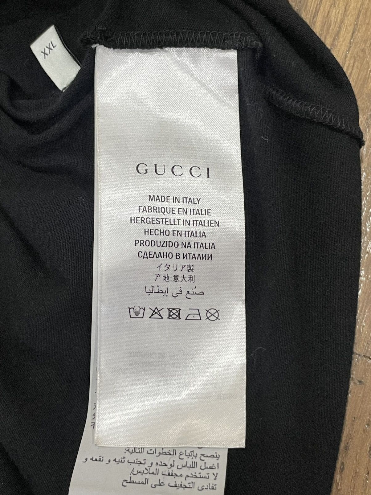 Gucci Men’s Black Gucci T Shirt Size US XXL / EU 58 / 5 - 7 Thumbnail