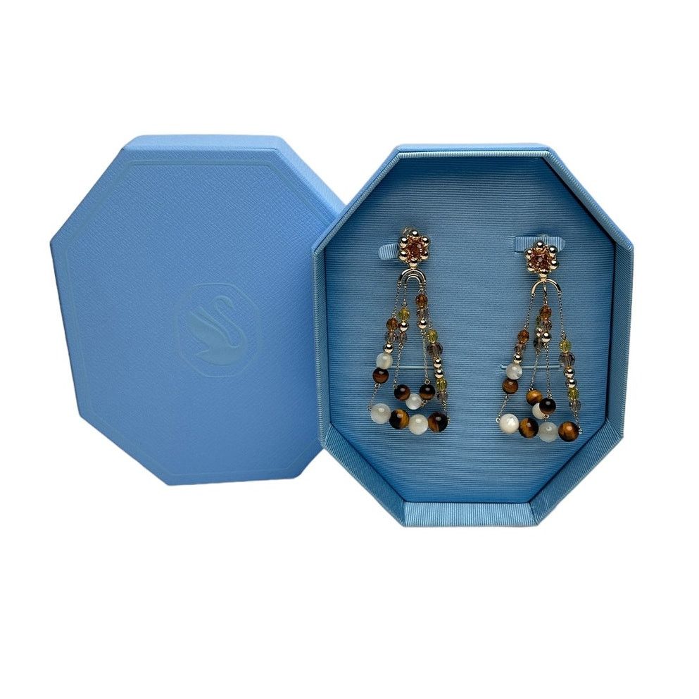 Swarovski Swarovski Somnia drop earrings Clips Chandelier, Extra long Size ONE SIZE - 9 Thumbnail