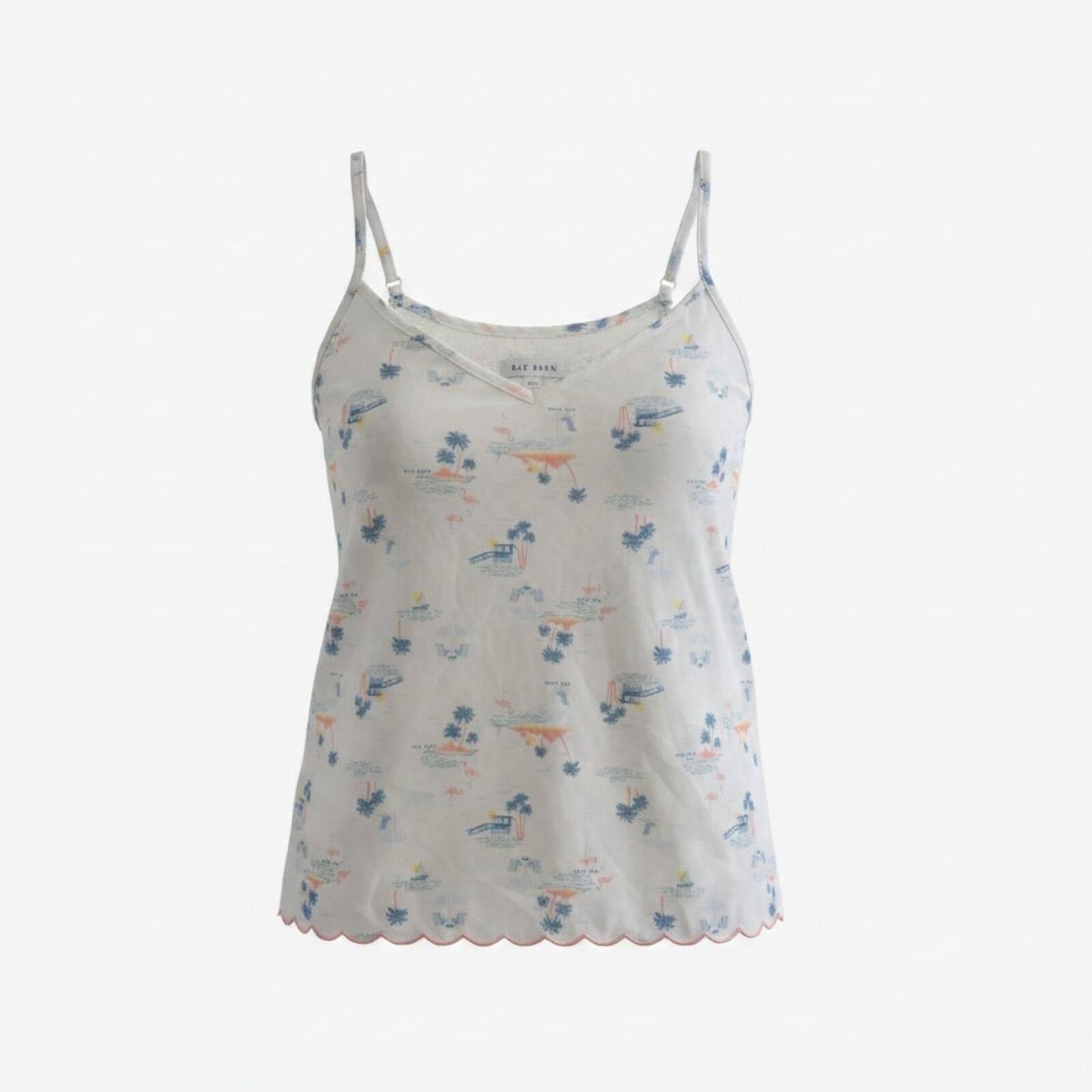 Other Rae Dunn Camisole Tank Sz L Tropical Beach Loungewear Size L / US 10 / IT 46 - 1 Thumbnail