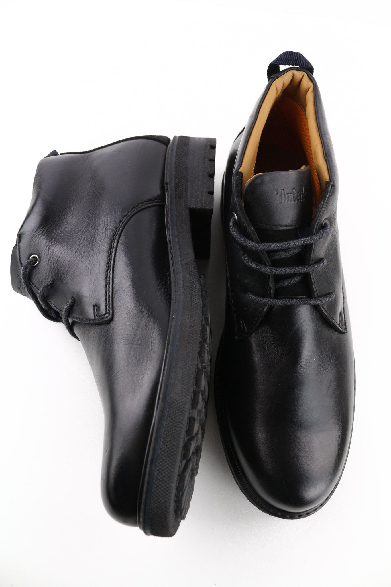 Timberland A2KCW UK8.5 Leather Black Pull Tab Lace Up Boots 79908 Size US 9 / EU 42 - 5 Thumbnail