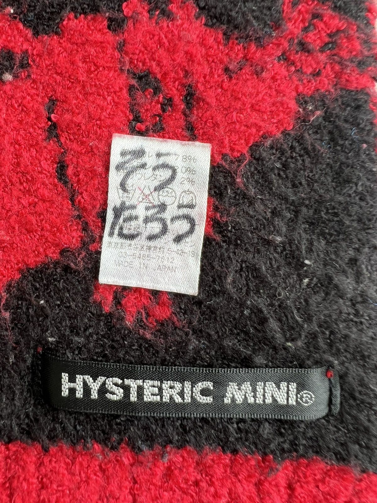 Hysteric Glamour 90s Hysteric Glamour Iconic Devil Logo Winter Scarf Size ONE SIZE - 6 Thumbnail