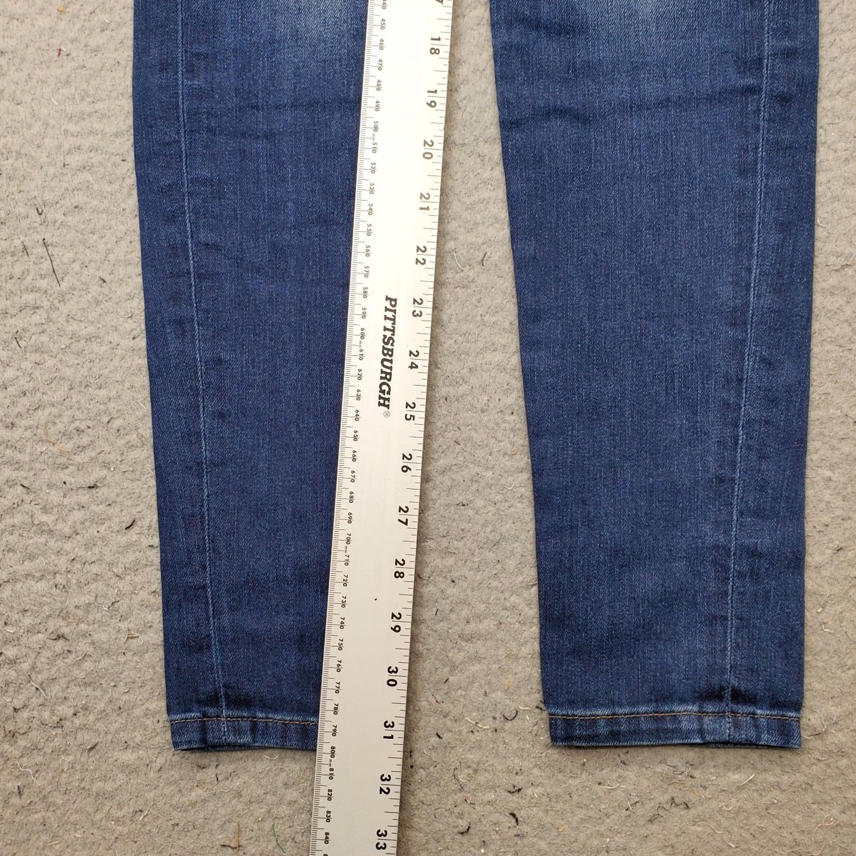 Vintage Joe's Jeans Womens Jeans Blue Denim Medium Wash Wiskered Streetwear Skinny Leg Size 25 Size 42" / US 20 - 4 Thumbnail