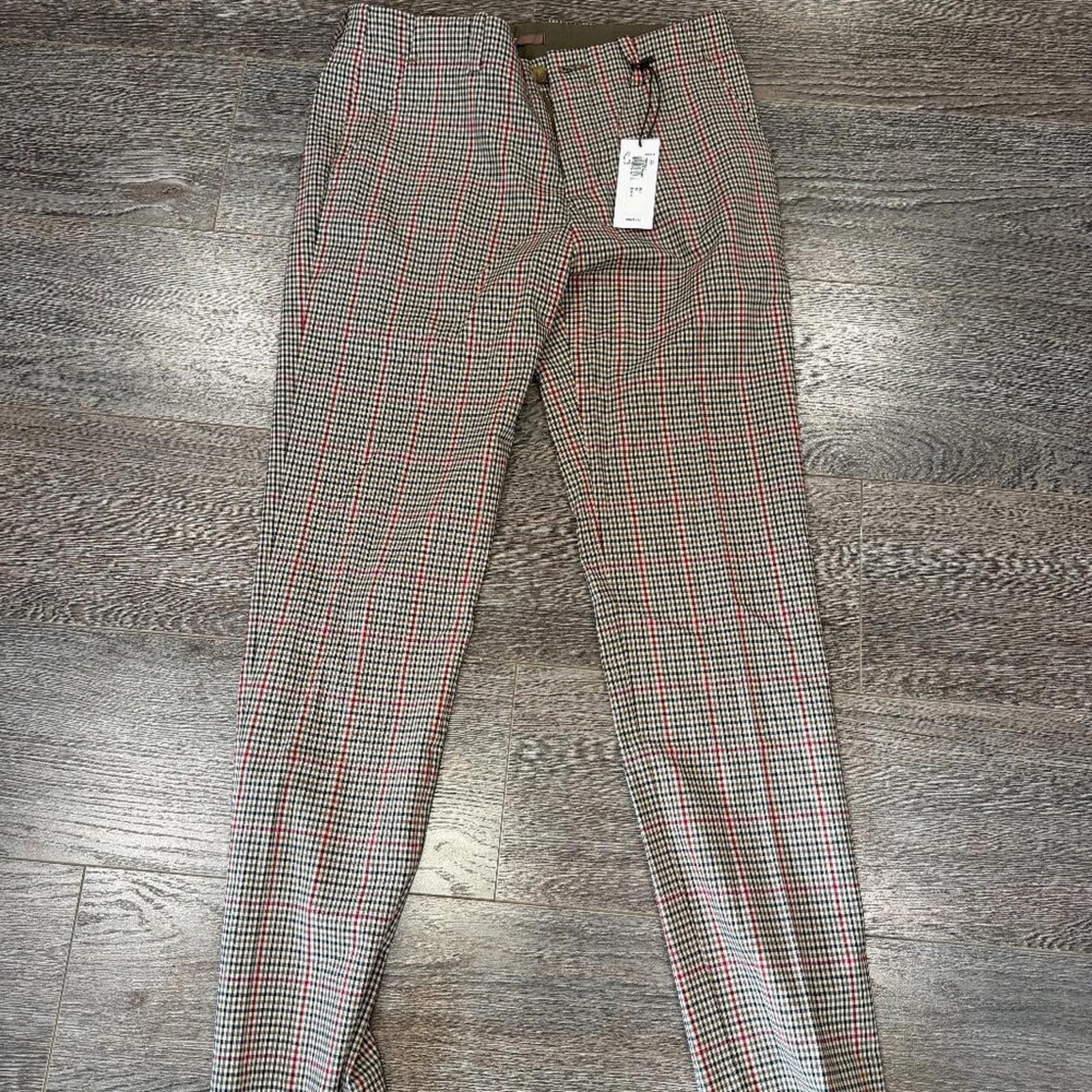 Mr Turk Mr Turk Men Plaid Trousers Size 29 New With Tags Retail 298 Size US 29 - 1 Thumbnail