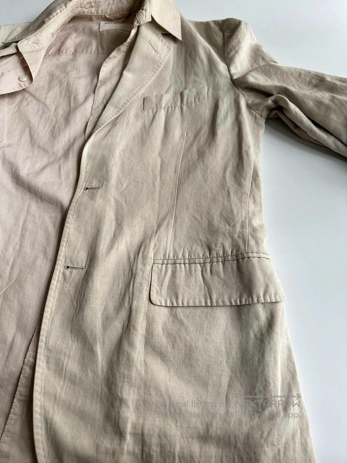 Hussein Chalayan HUSSEIN CHALAYAN A fake two-piece shirt suit| Size 46R - 3 Thumbnail