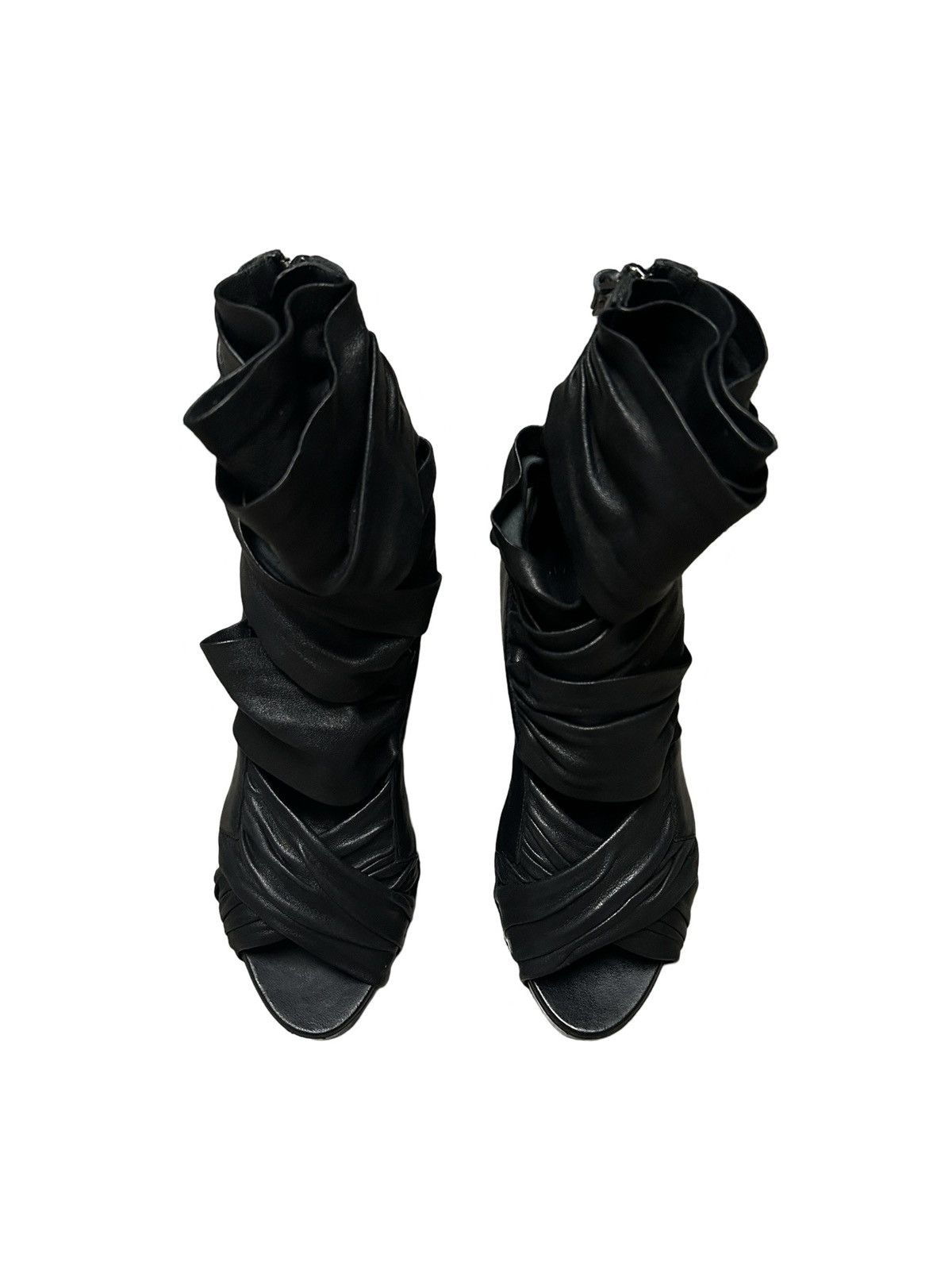 Givenchy Spring 2010 Wrap Wedge Bootie INDIE SLEAZE Size US 6 / IT 36 - 3 Thumbnail