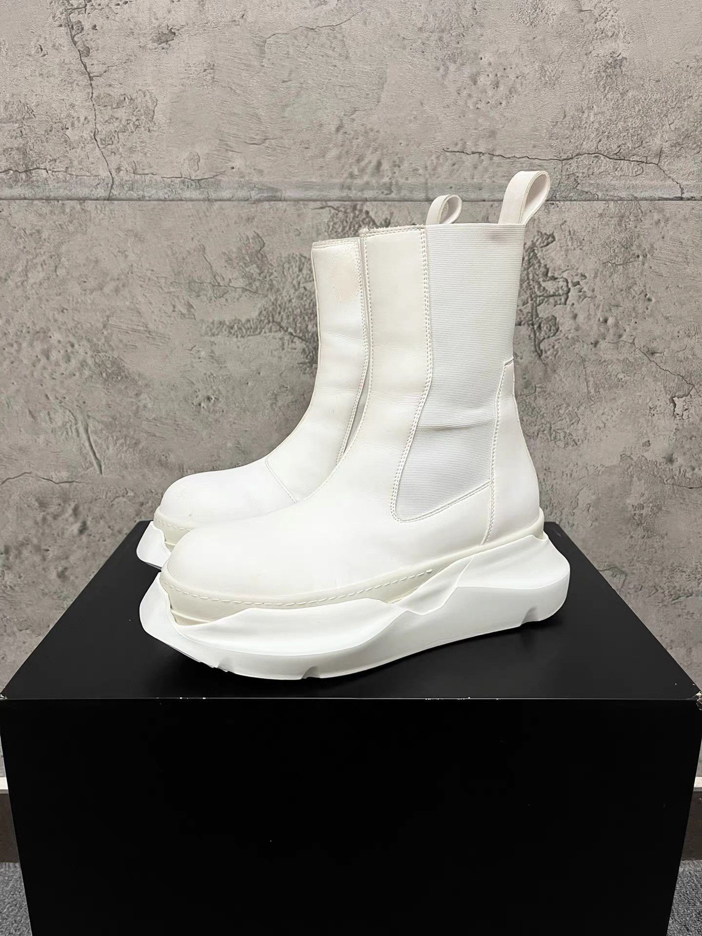Rick Owens Rick Owens Thick Sole Leather Chelsea Boots K34 Size US 6 / EU 39 - 2 Thumbnail