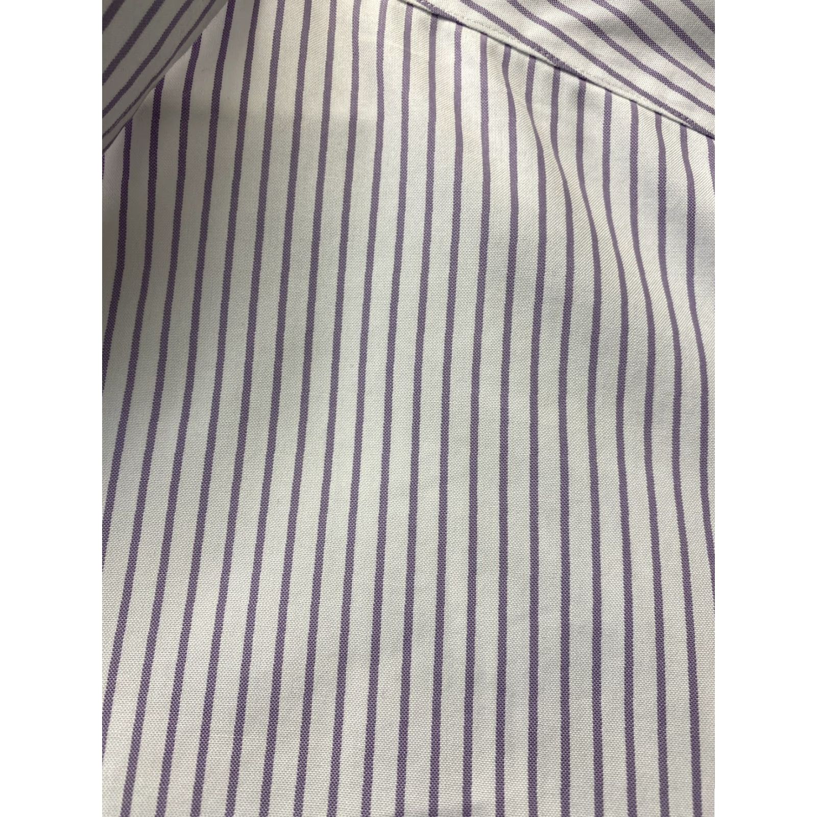Roundtree & Yorke Roundtree & Yorke Shirt Mens Gold Label Long Sleeve Stripes 18.5 X 35 112-64 Size US XXL / EU 58 / 5 - 3 Thumbnail