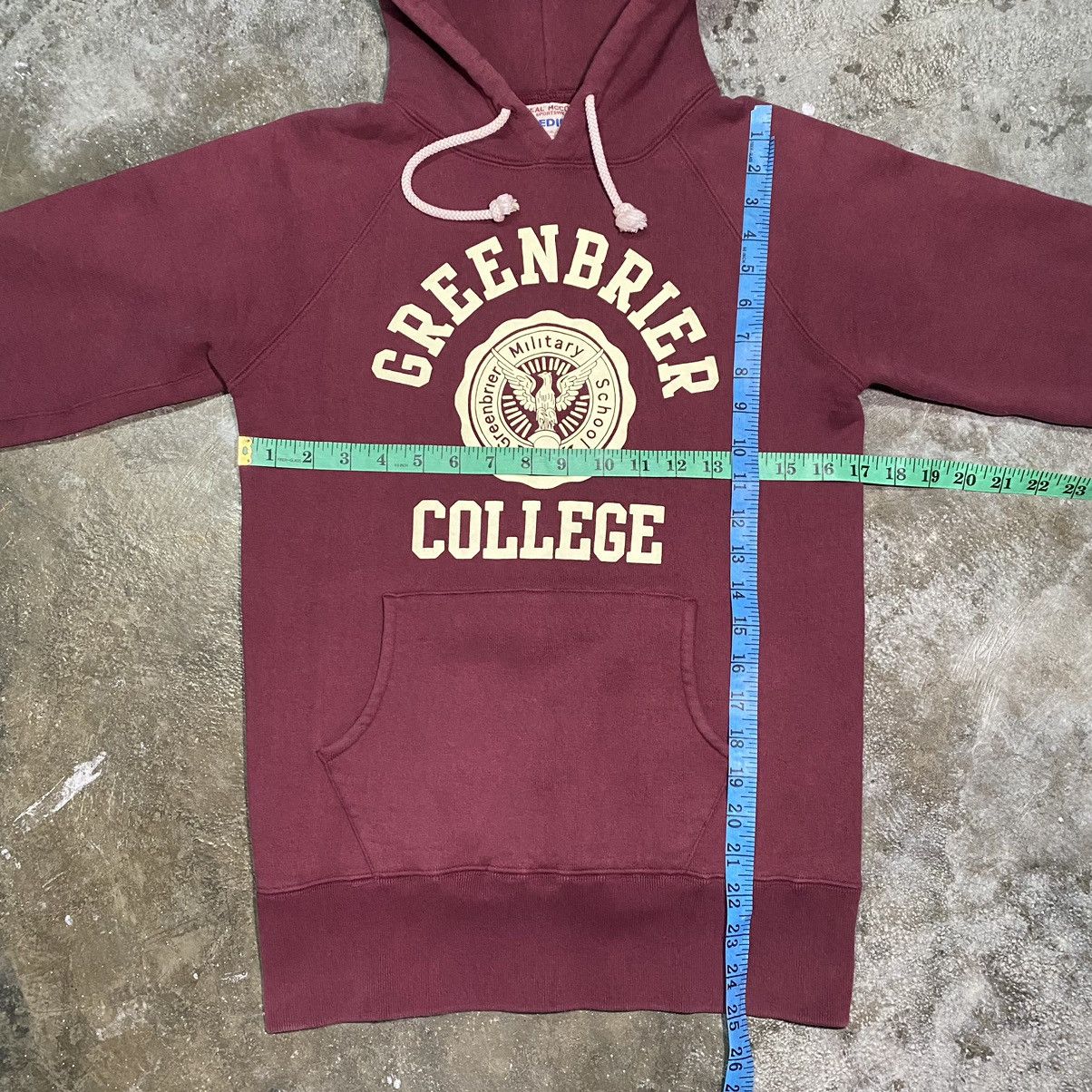 The Real McCoy's VINTAGE REAL McCOY’S GREENBRIER COLLEGE HOODIE PULLOVER Size US M / EU 48-50 / 2 - 9 Thumbnail
