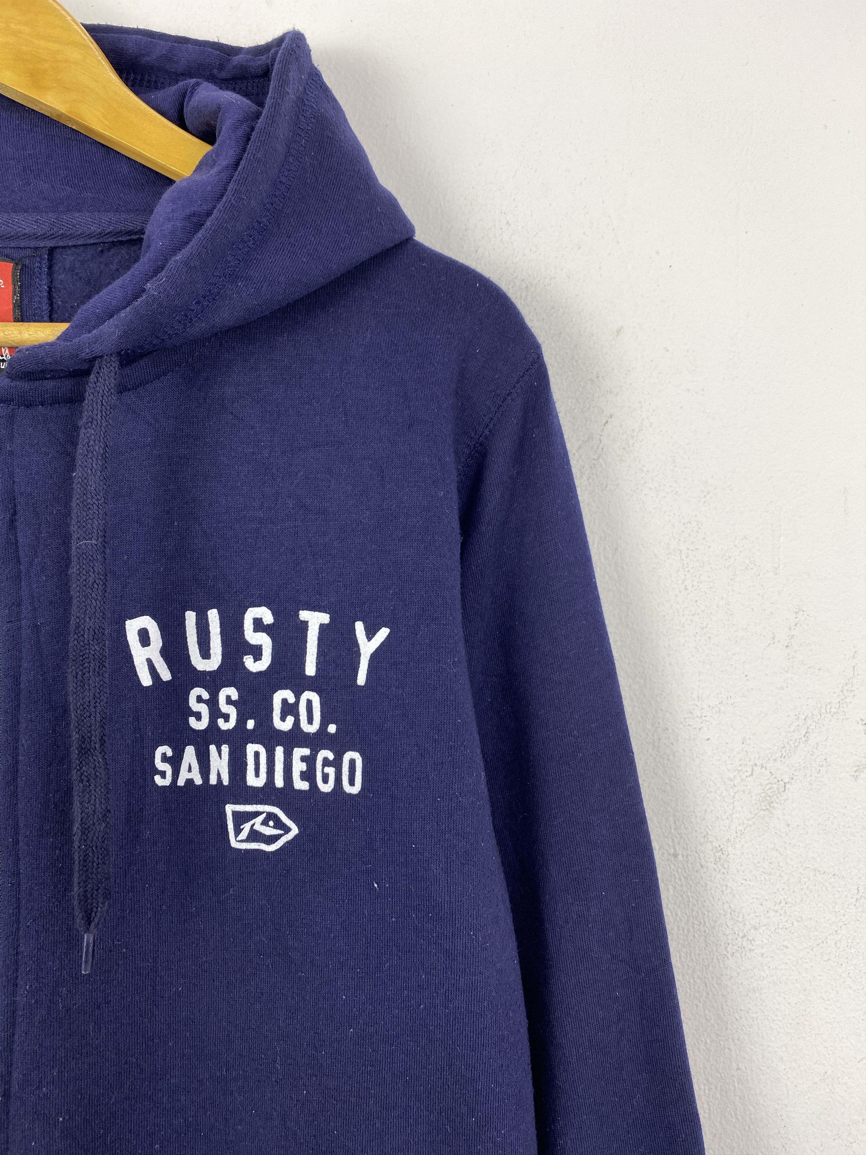 Rusty Vintage Rusty SS.CO San Diego Zip Up Hoodie SH0194 Size US M / EU 48-50 / 2 - 7 Thumbnail
