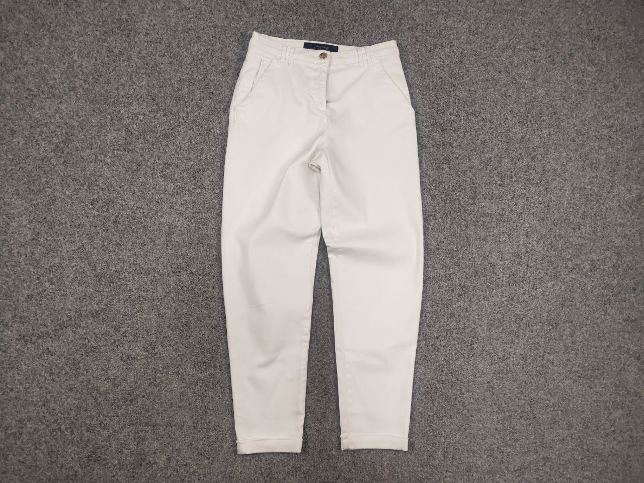 Jacob Cohen Jacob Cohen Italy Design Brenda Ankle White Trouser Pants Size 25" / US 0 / IT 36 - 2 Thumbnail
