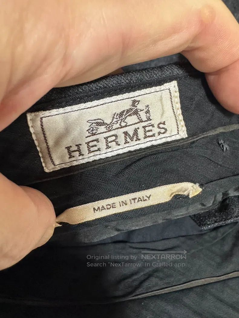 Hermes Hermes Casual pants with 95% wool and 5% cashmere Size US 30 / EU 46 - 3 Thumbnail