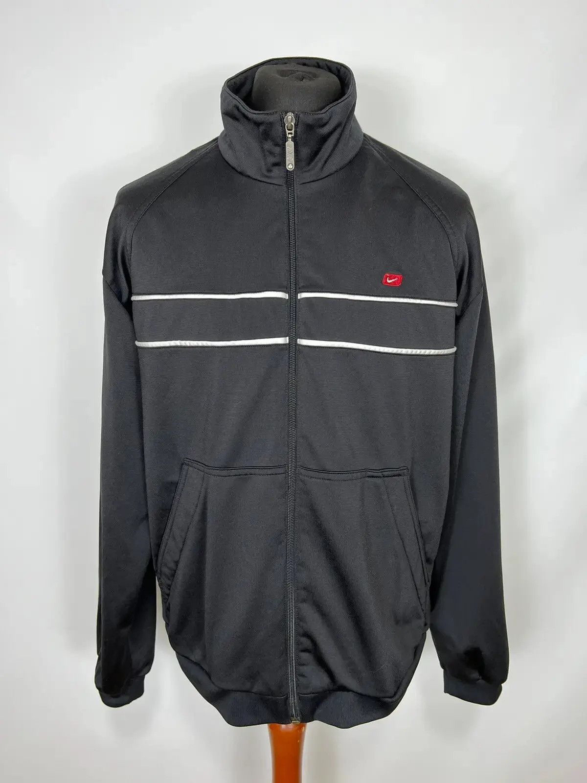 Nike × Vintage Vintage Nike full zip track top Size US L / EU 52-54 / 3 - 1 Thumbnail
