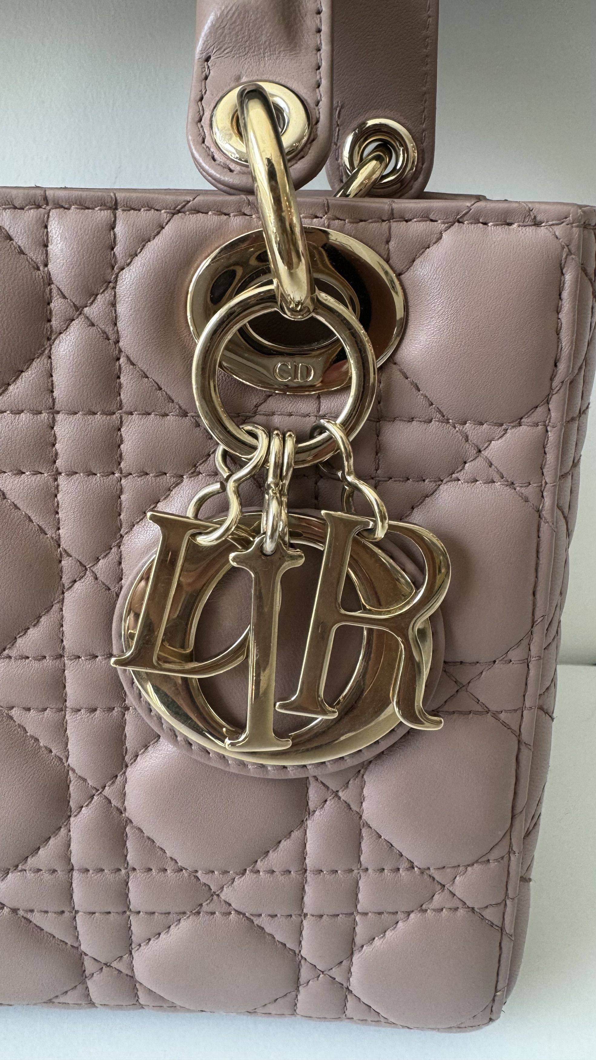 Dior DIOR Small Lady Dior My ABCDior Bag - Cannage Lambskin Size ONE SIZE - 2 Thumbnail