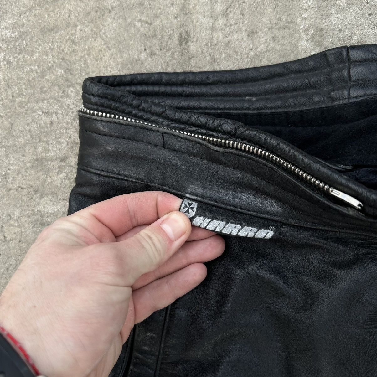 Japanese Brand Vintage Japanese Style Leather Moto Pants Y2K 90s Crazy Size US 28 / EU 44 - 4 Thumbnail