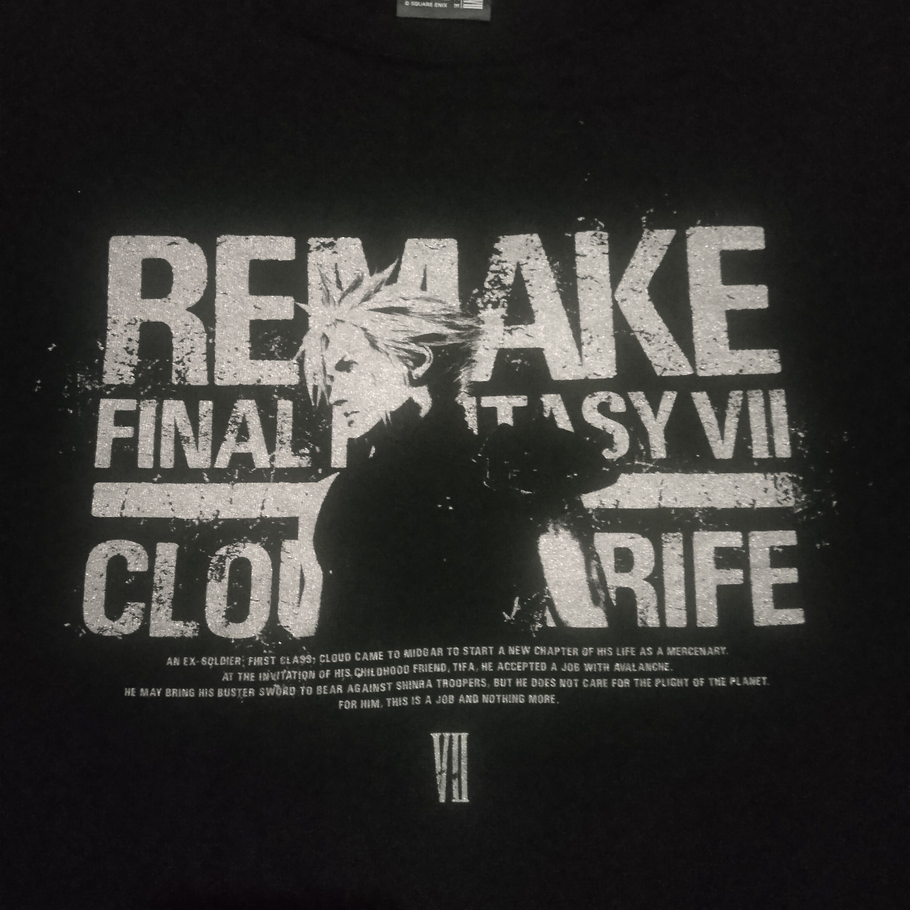 Anime × The Game Final Fantasy Remake ( Cloud Strife) T shirt Size US L / EU 52-54 / 3 - 6 Thumbnail