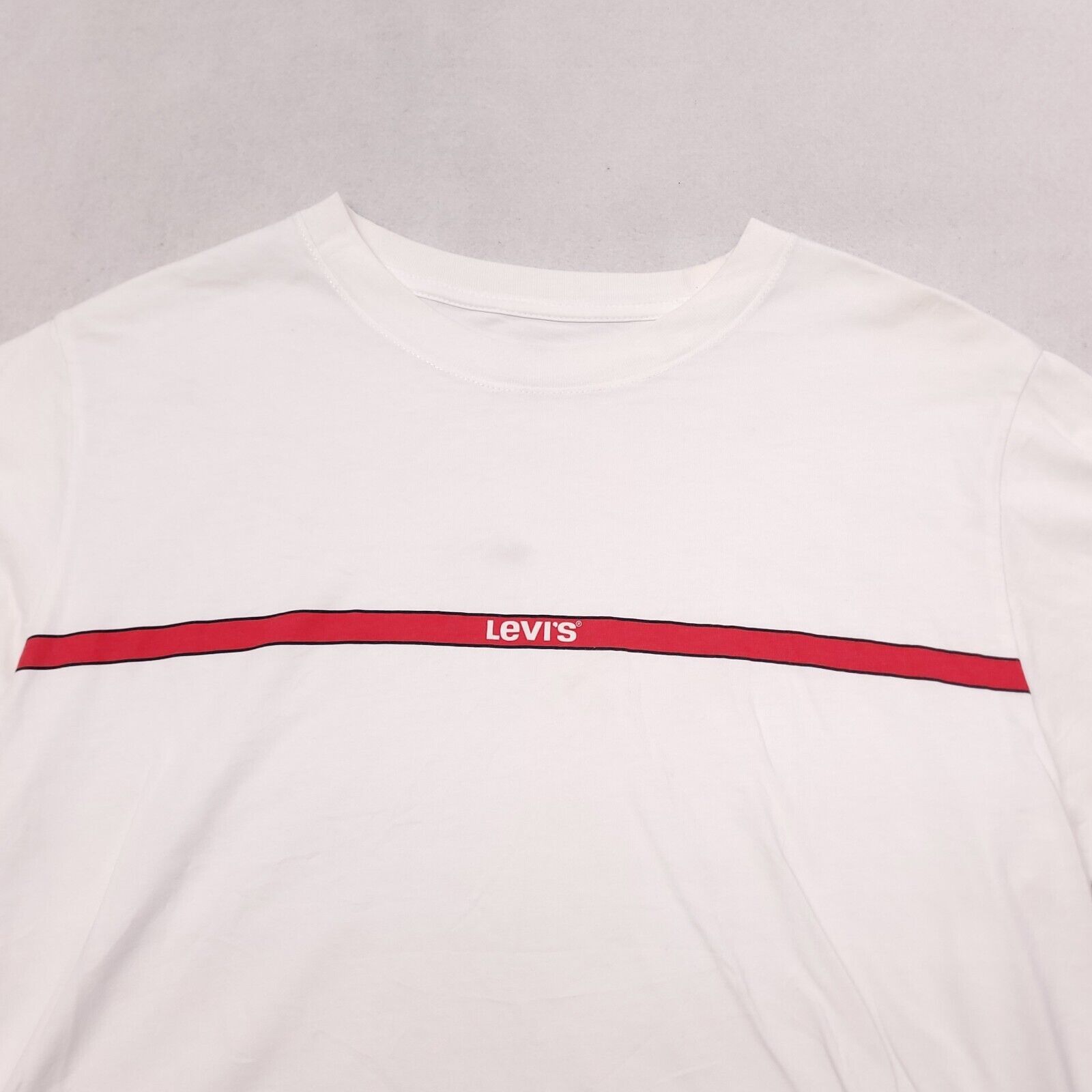 Levi's Levis Casual Pullover Graphic T-Shirt Mens Size M White Size US M / EU 48-50 / 2 - 1 Thumbnail