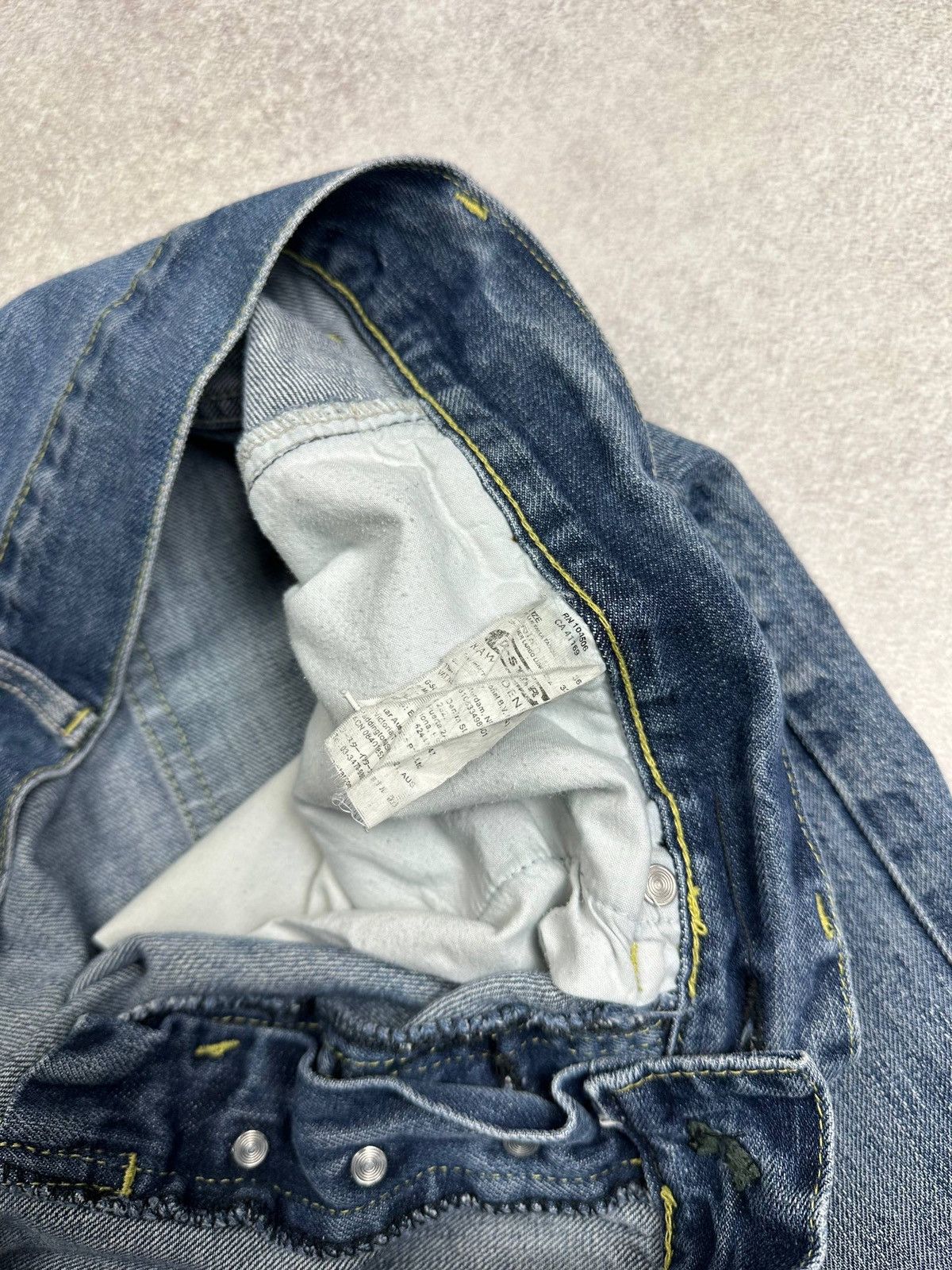 G-Star Vintage G-star RAW Big Logo Embroidery Baggy Jeans 36x33 Size US 36 / EU 52 - 9 Thumbnail