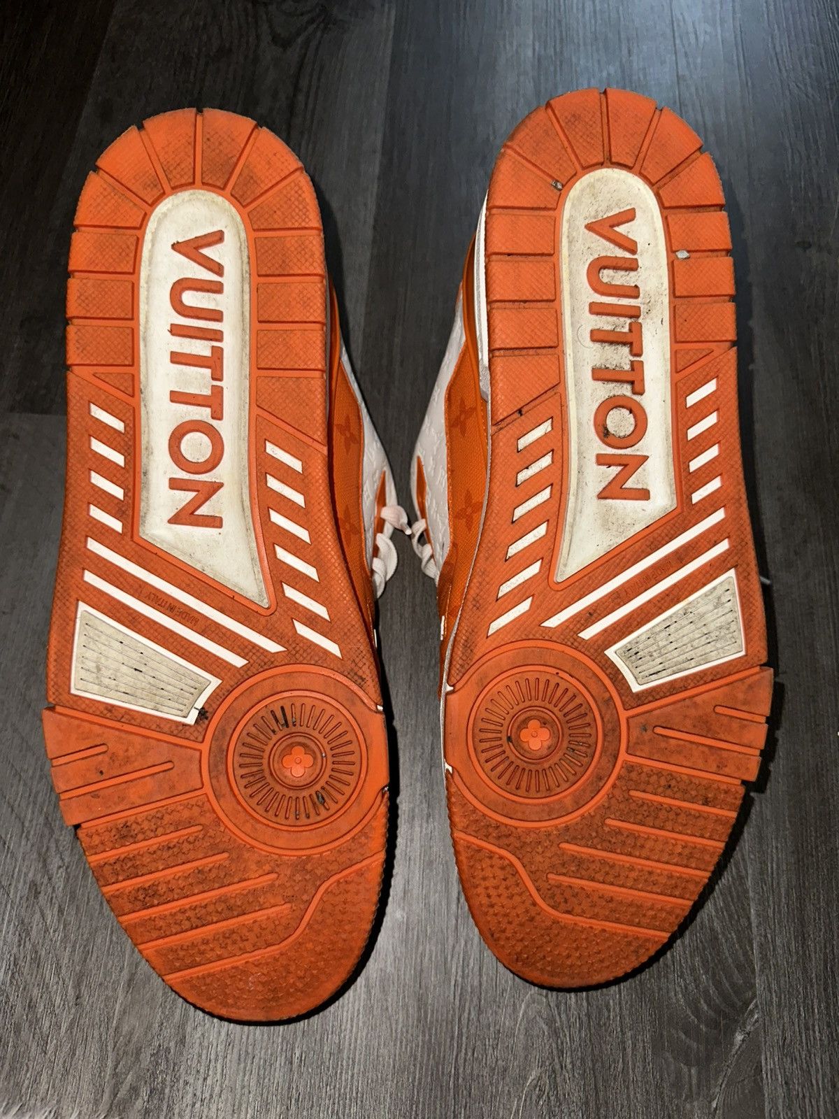 Louis Vuitton Louis Vuitton Monogram Trainer #54 Signature (Red/White) Size US 11 / EU 44 - 8 Thumbnail