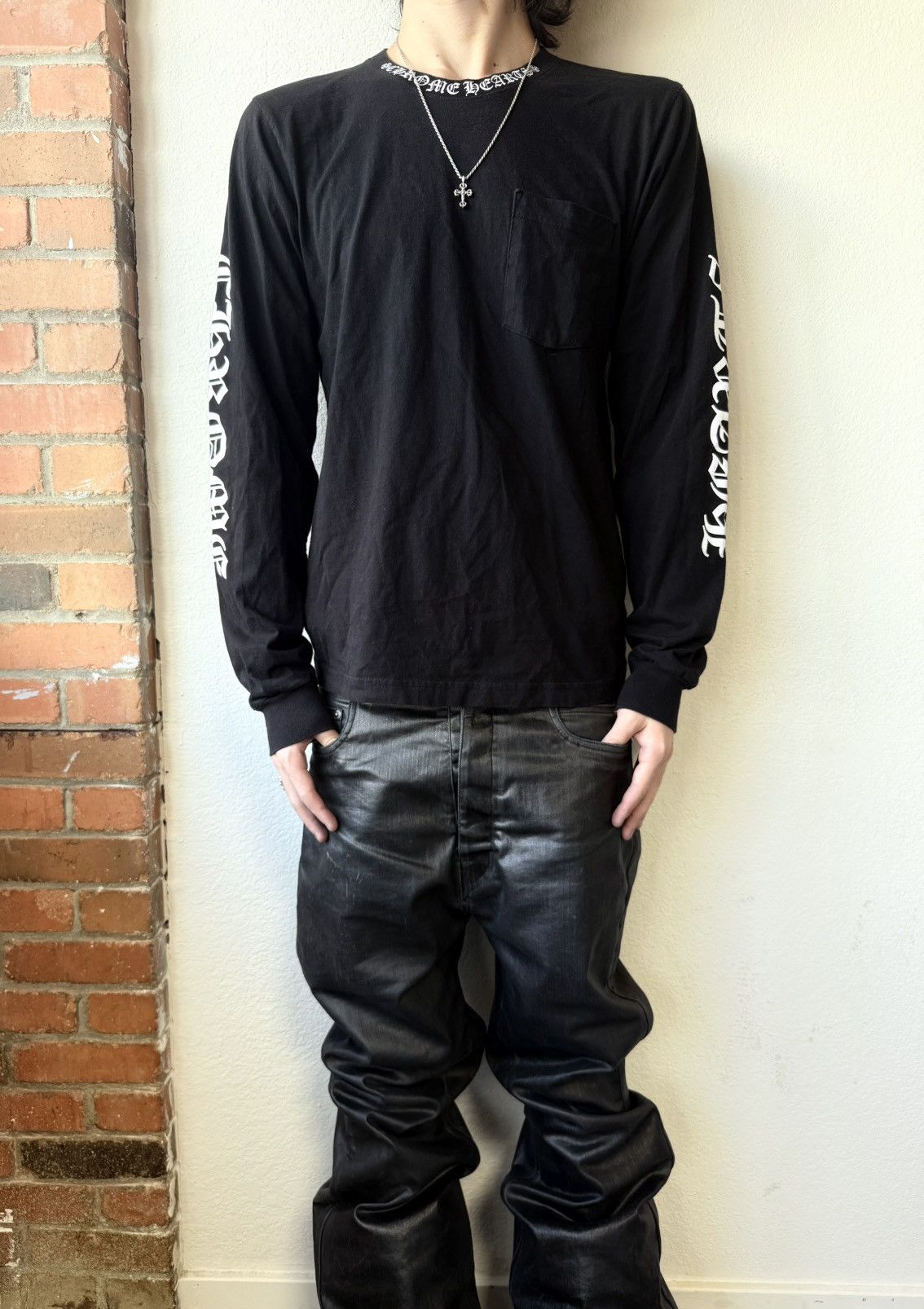 Chrome Hearts Gothic Print Long Sleeve