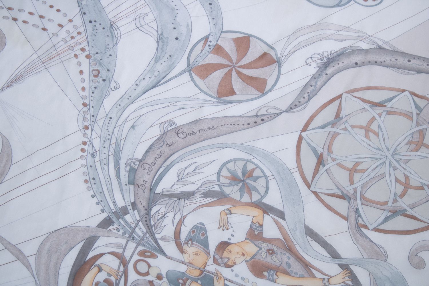Hermes Hermes, la danse du cosmos silk scarf Size ONE SIZE - 2 Thumbnail