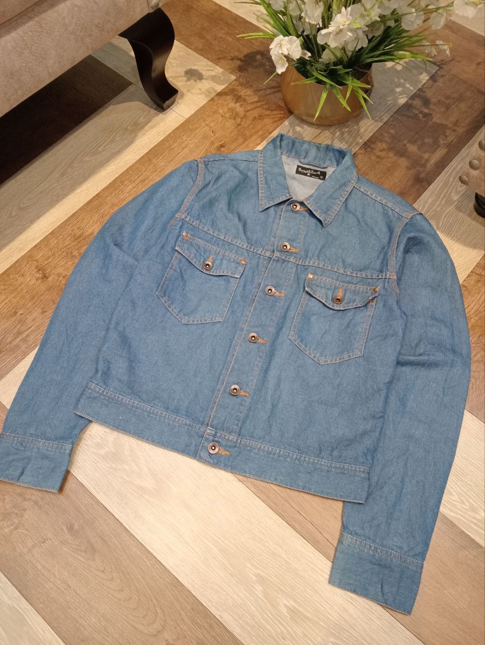 Margaret Howell MARGARET HOWELL BLUE DENIM JACKET - SIZE L Size US L / EU 52-54 / 3 - 3 Thumbnail