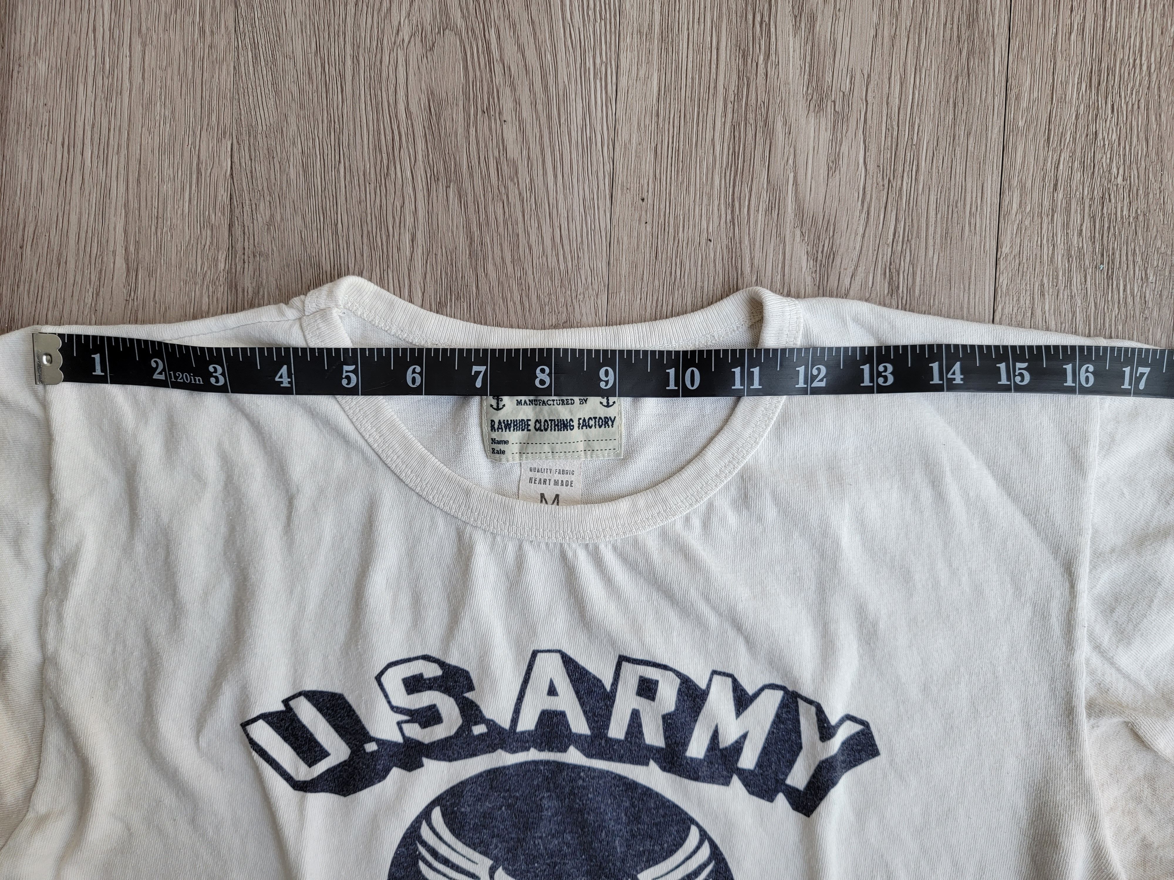 Japanese Brand RAWHIDE CLOTHING FACTORY Printed Crewneck T-shirt - Size S Size US S / EU 44-46 / 1 - 6 Thumbnail