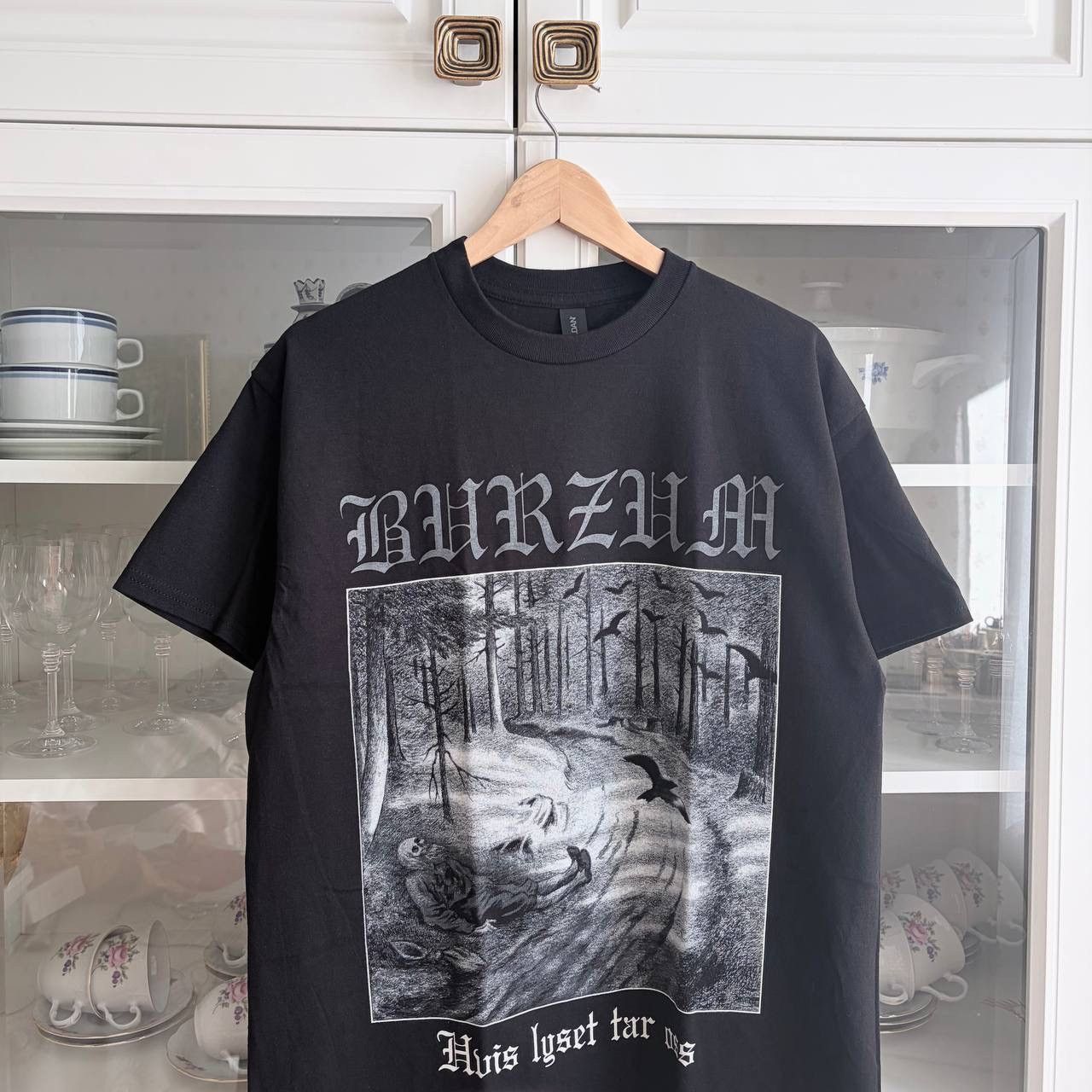 Band Tees T-shirt Burzum - Hvist lyset tar oss / Black metal Size US L / EU 52-54 / 3 - 2 Thumbnail