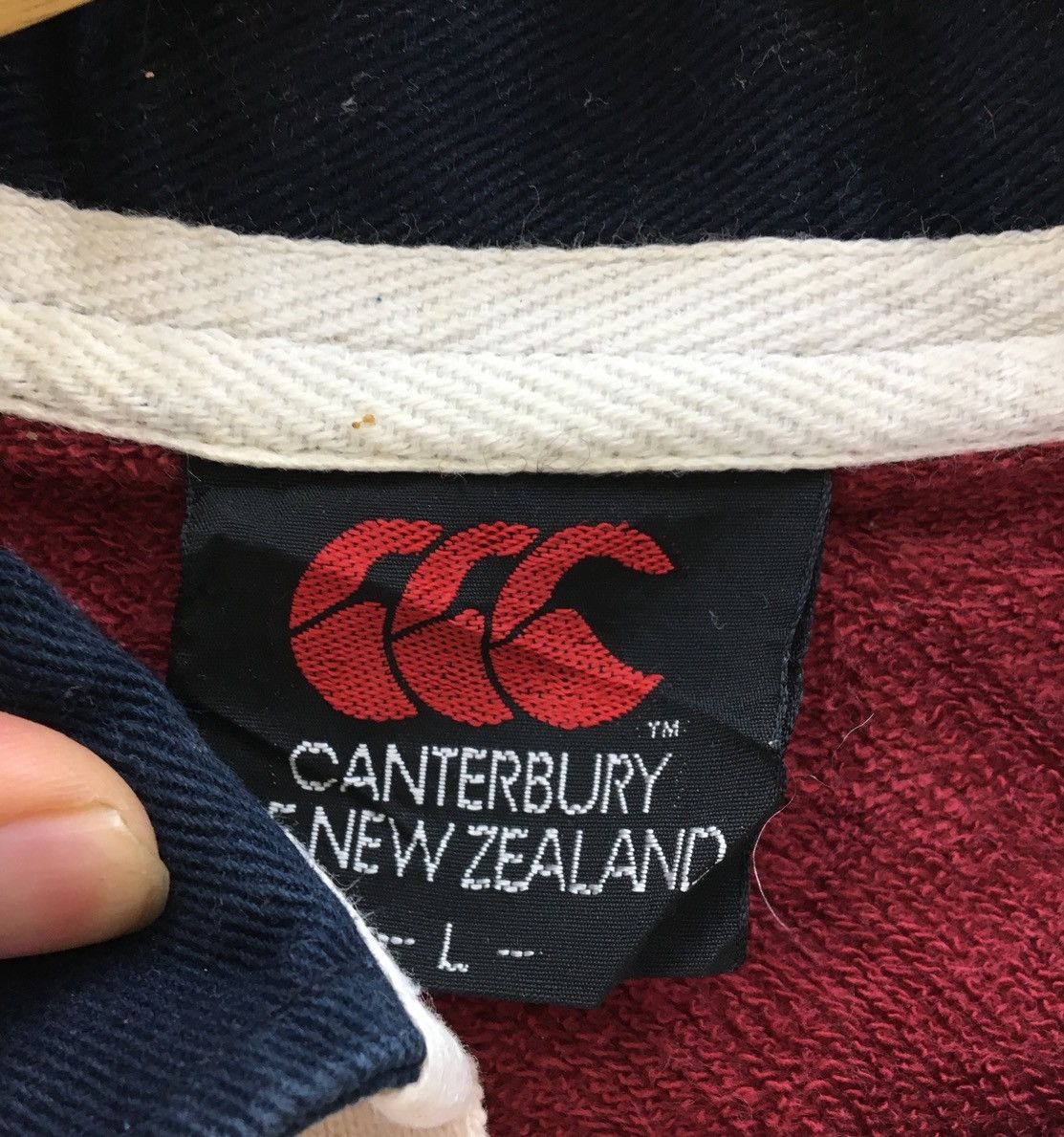 Canterbury of New Zealand × Vintage Vintage Canterbury Of New Zealand Rugby Embroidered Logo Size US L / EU 52-54 / 3 - 8 Thumbnail
