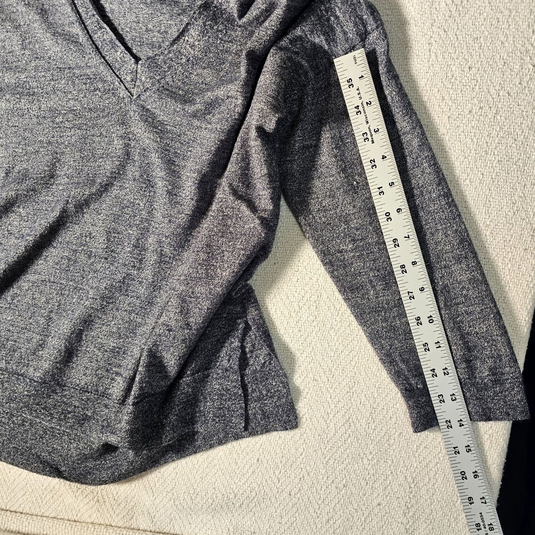 J.Crew VINTAGE J.CREW Sweater Blue V-Neck Wool Linen Blend Pullover S Womens Small Size S / US 4 / IT 40 - 6 Thumbnail
