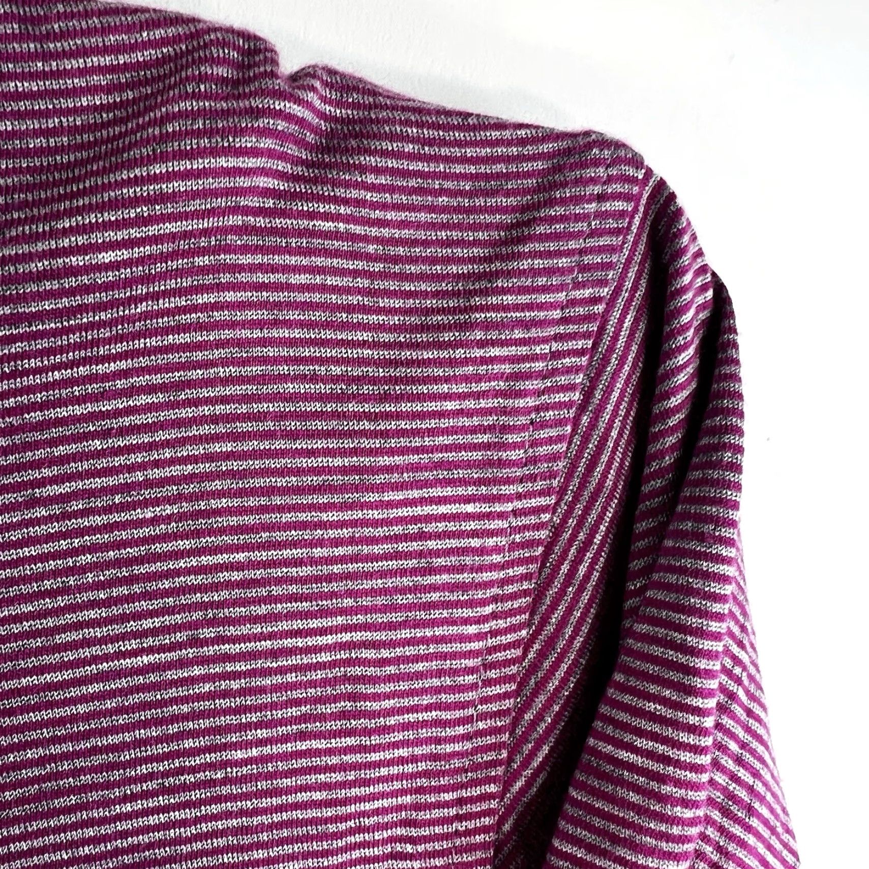 Peter Millar VINTAGE Peter Millar Polo Shirt Men Medium Purple Striped Silk Blend Short Sleeve Casual Size US M / EU 48-50 / 2 - 2 Thumbnail