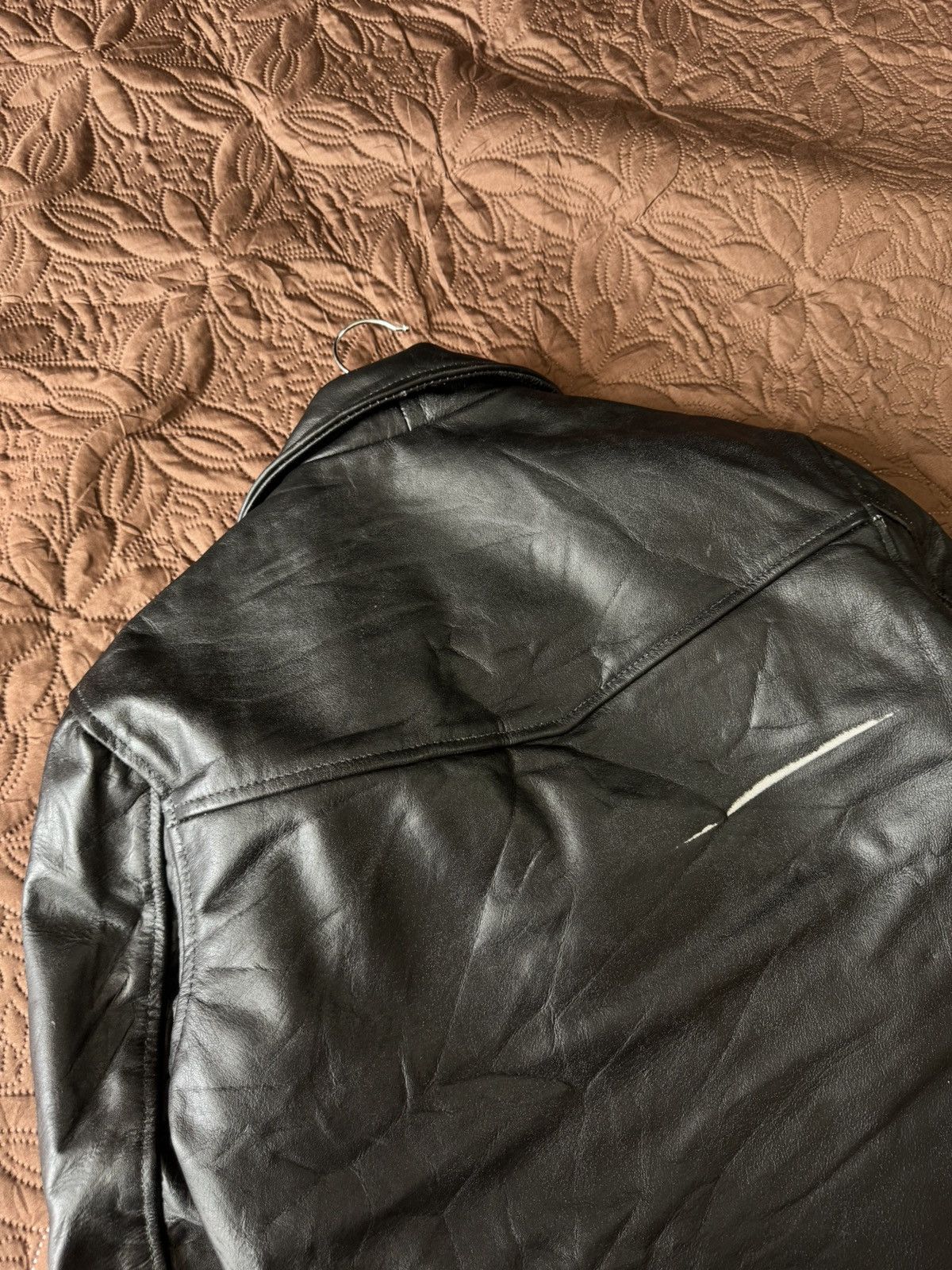 If Six Was Nine HORN WORK TYPE DOUBLE RIDERS JACKET BLACK Size US S / EU 44-46 / 1 - 17 Thumbnail