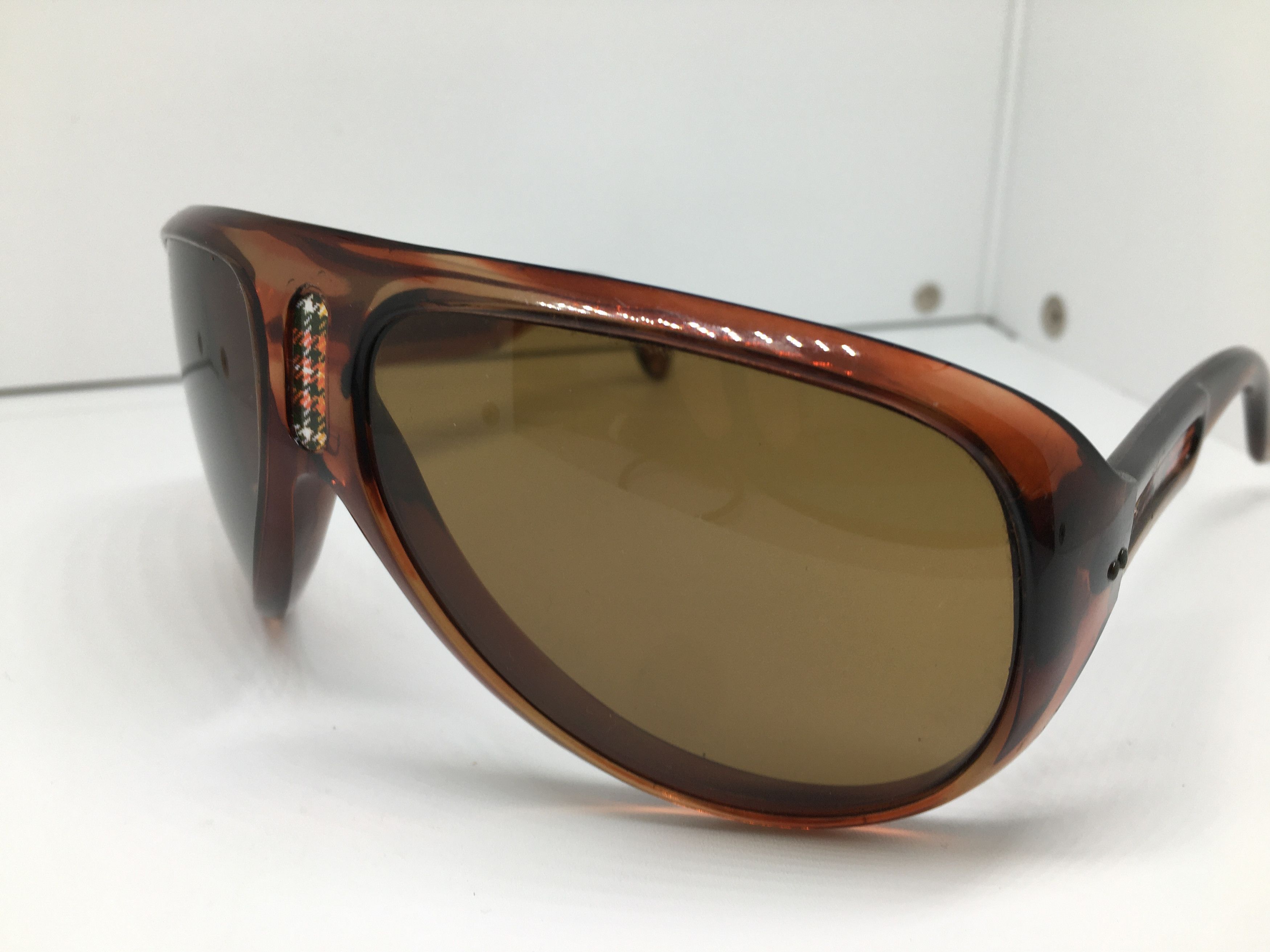 Vintage Vintage Jaokie Stewart Aviator Wrapped Glass Sunglasses Size ONE SIZE - 3 Thumbnail
