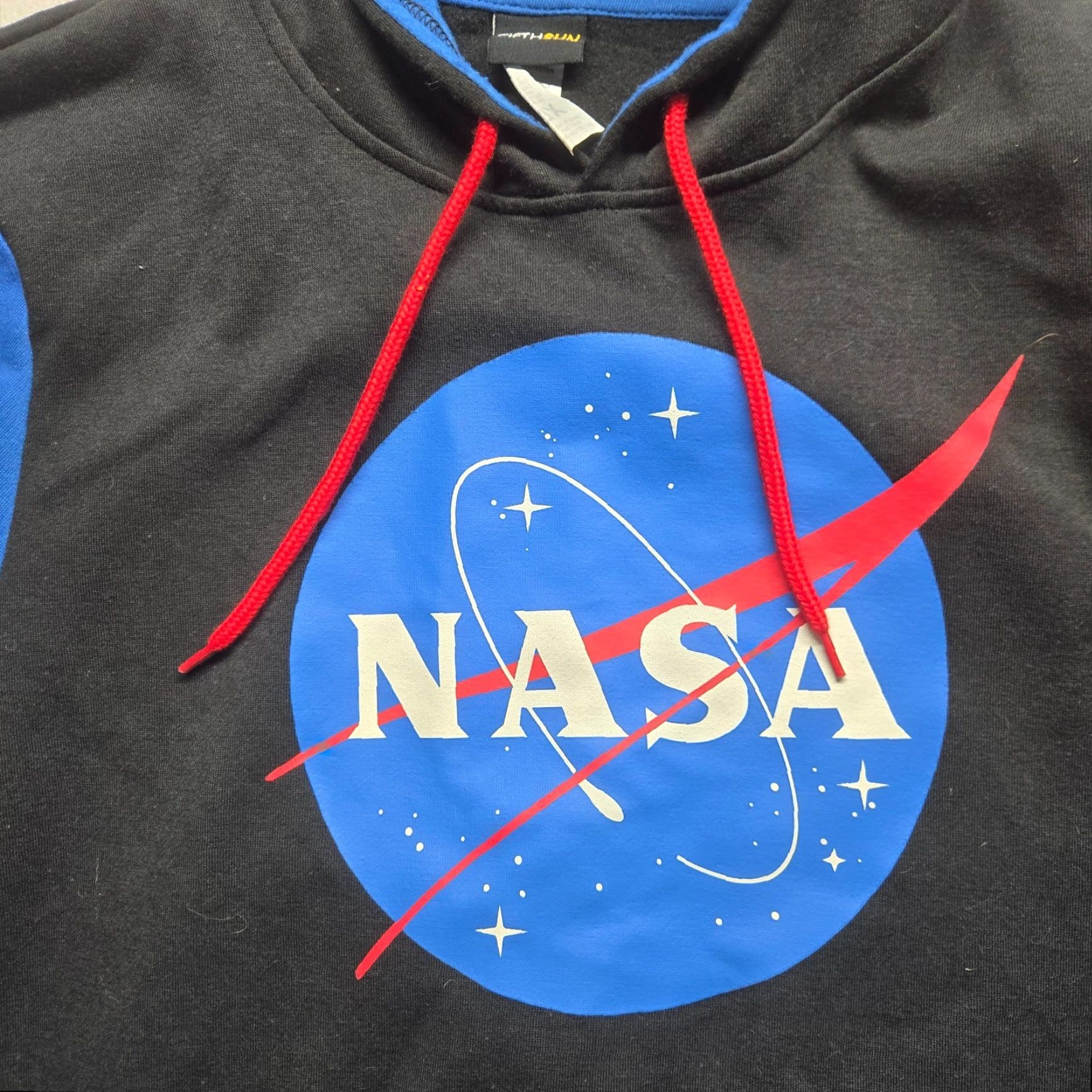 Vintage NASA Astronaut Apollo Space Rocket Ship Challenger Columbia Hoodie XL Black Mens Size US XL / EU 56 / 4 - 2 Thumbnail