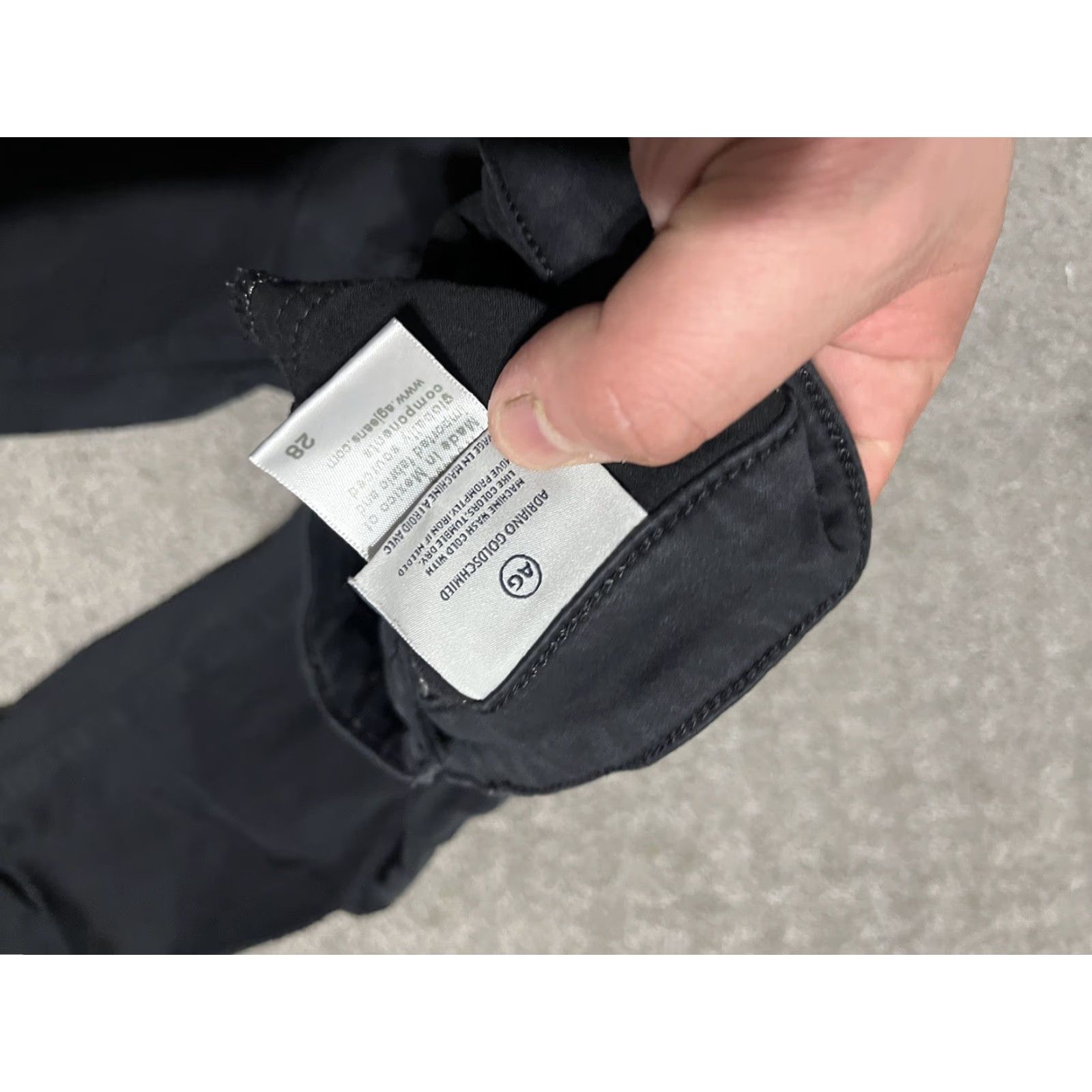 Denime AG Jeans Women Black Super Skinny Ankle Denim Jeans Size 28 Womens Size 28" / US 6 / IT 42 - 6 Thumbnail