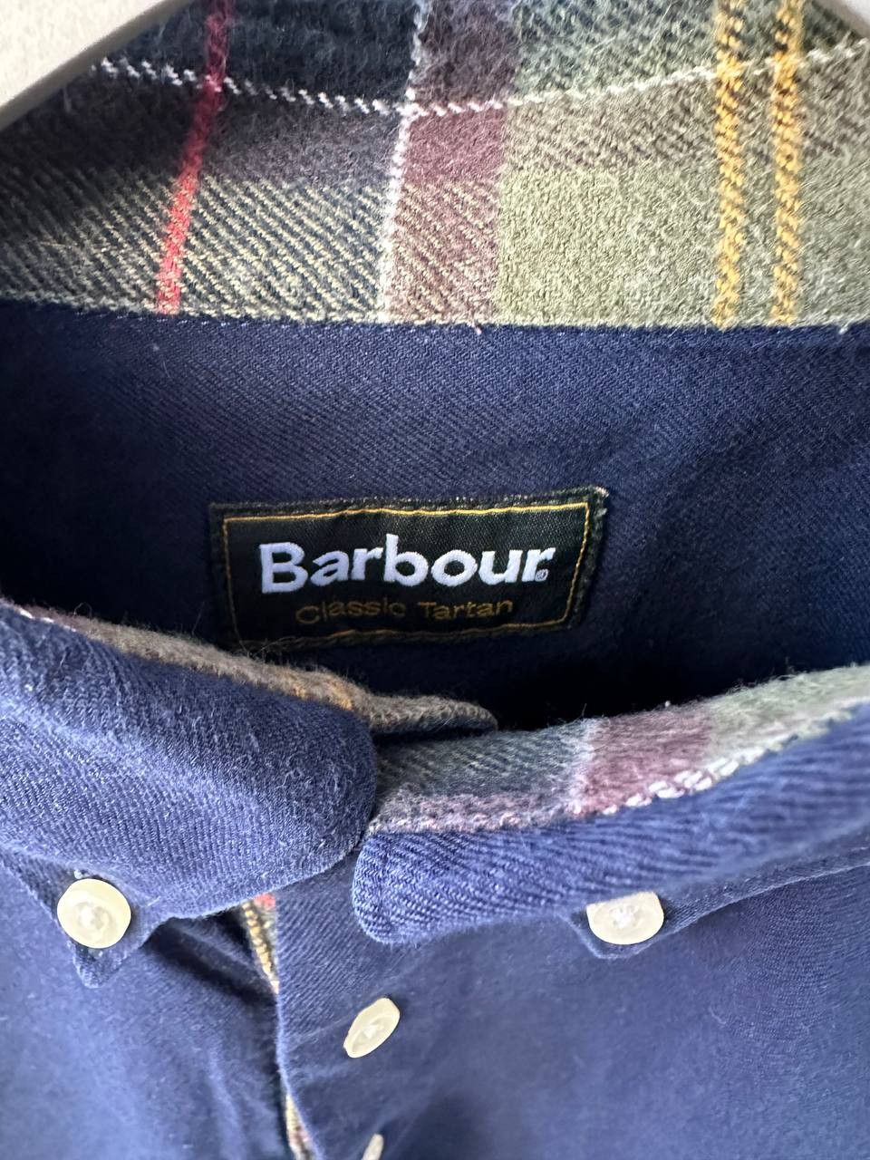 Barbour Barbour Classic Tartan Navy Shirt Button Up Size US L / EU 52-54 / 3 - 10 Thumbnail
