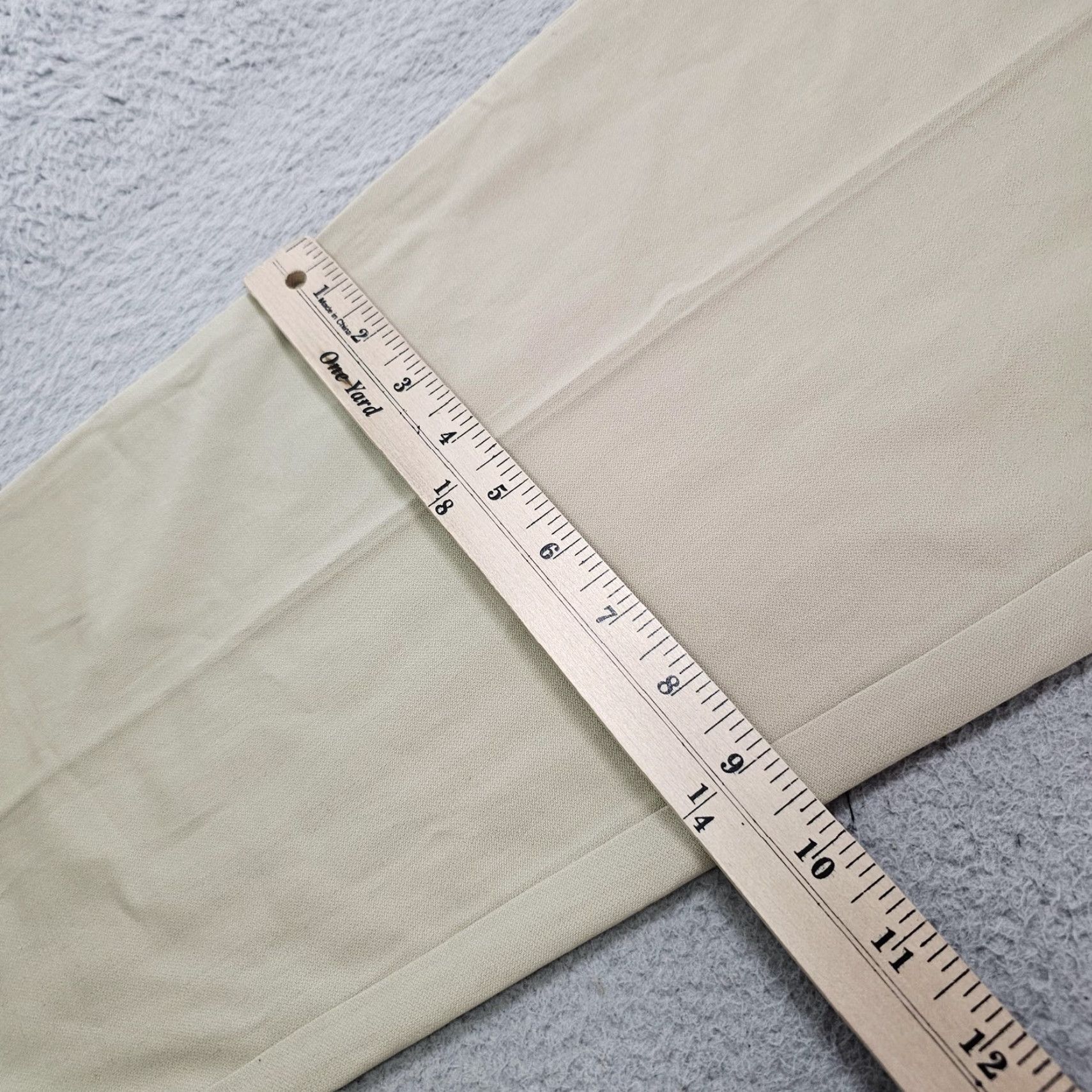 Vintage Goodfellow & Co Pants Slim Chino Beige Khaki Mens 30x29 Stretch Cotton Spandex Flat Front Zip Pockets Tapered Modern Casual Size US 30 / EU 46 - 6 Thumbnail