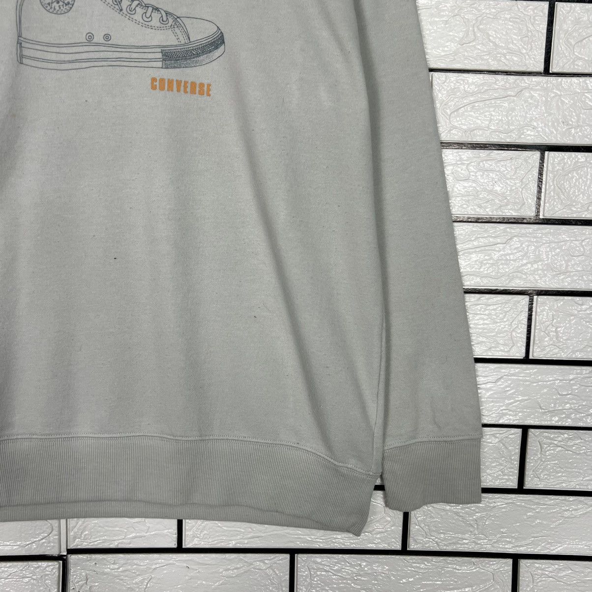Converse CONVERSE Shoes Big Logo Crewneck Sweatshirt #4097-C186 Size US L / EU 52-54 / 3 - 7 Thumbnail