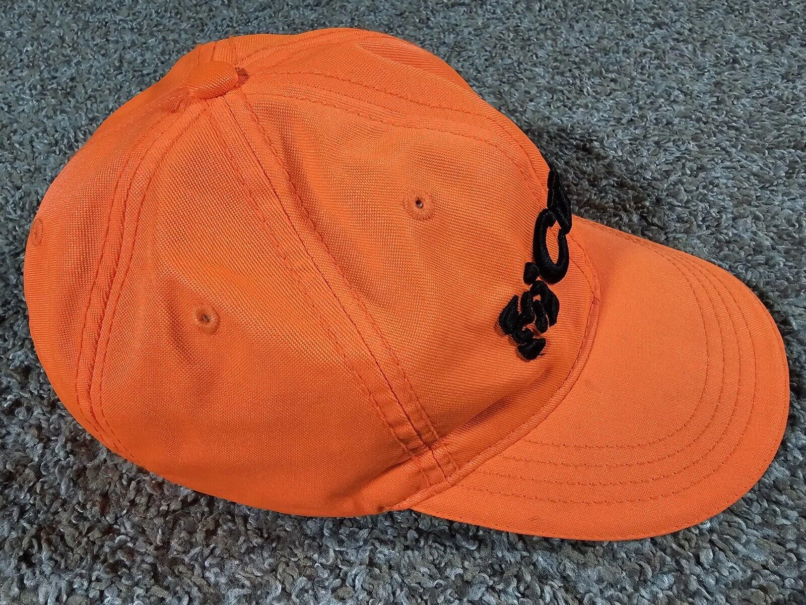 Designer CURT mfg Orange OSFA strapback Hat Size ONE SIZE - 4 Thumbnail