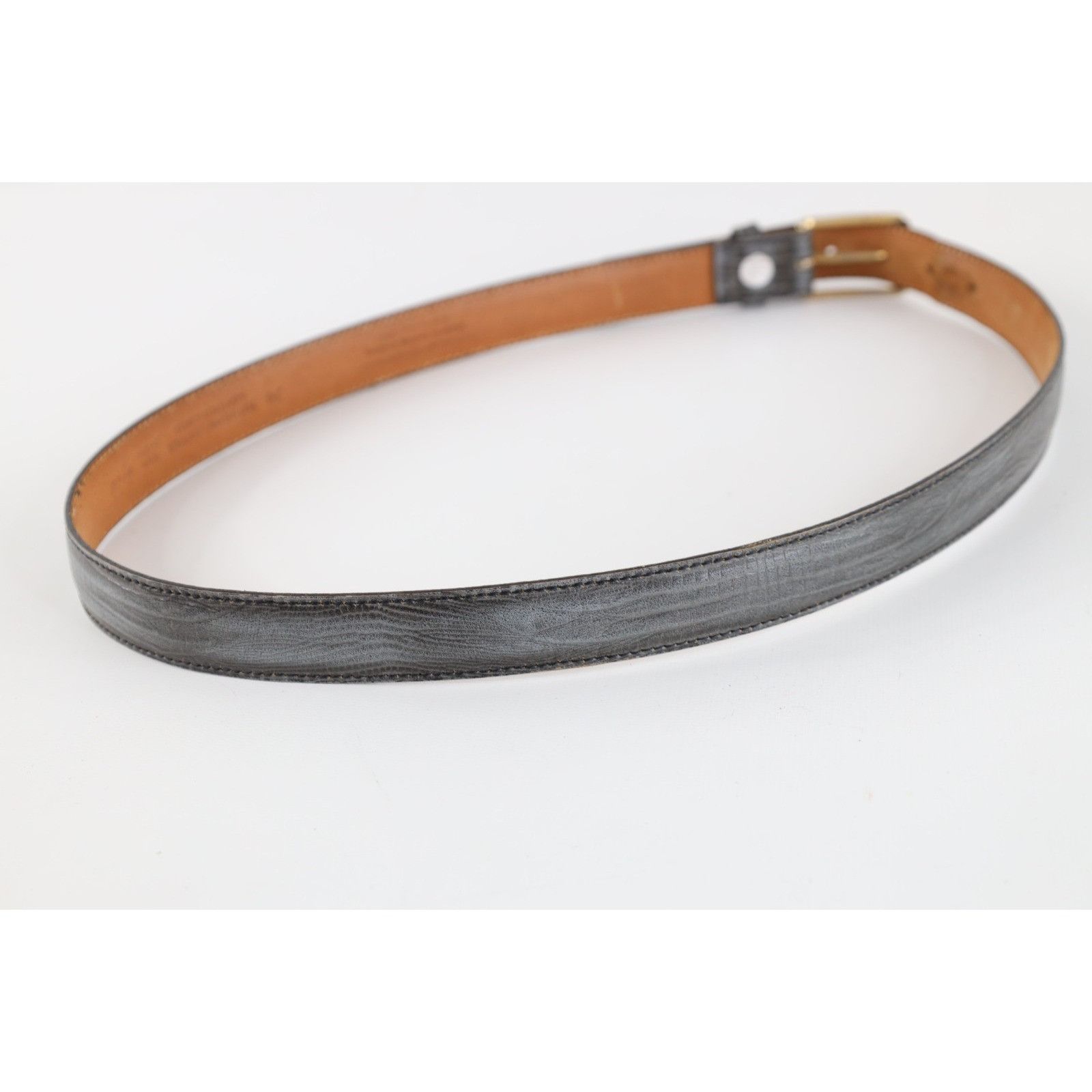 Vintage Vintage 70s 80s Streetwear Craftsmen Leather Waist Belt Size 34 - 5 Thumbnail