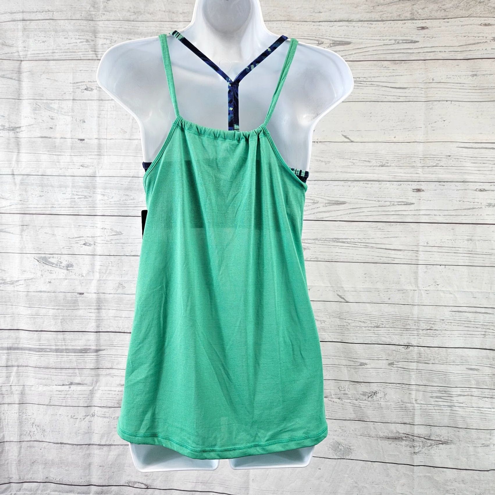 Champion Champion Women's Tank Top S Green Scoop Neck Sleeveless Pullover Activewear Womens Small Size S / US 4 / IT 40 - 5 Thumbnail