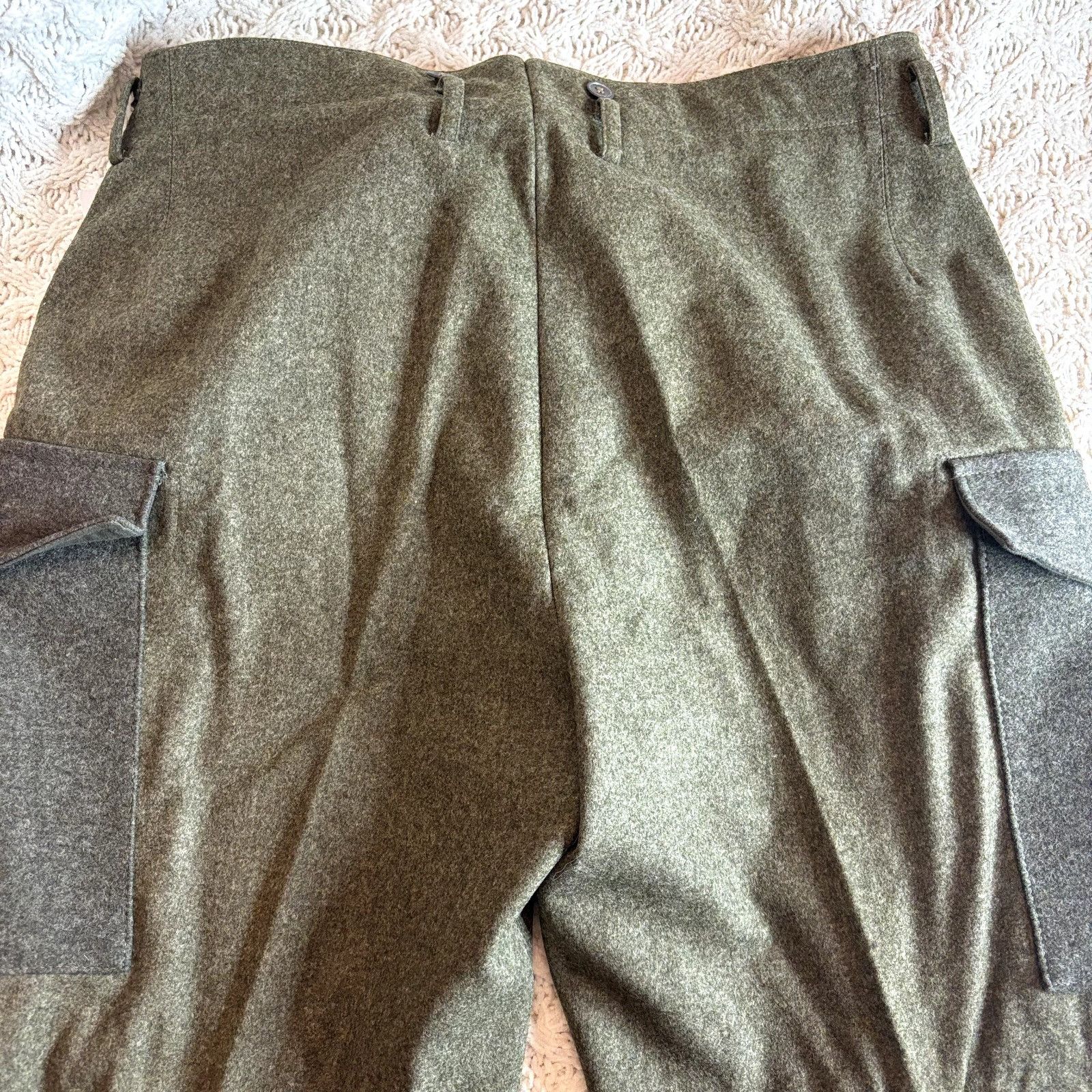 Other WW2 Vintage Army Military Wool Cargo Pocket Pants In New Con Size US 38 / EU 54 - 7 Thumbnail