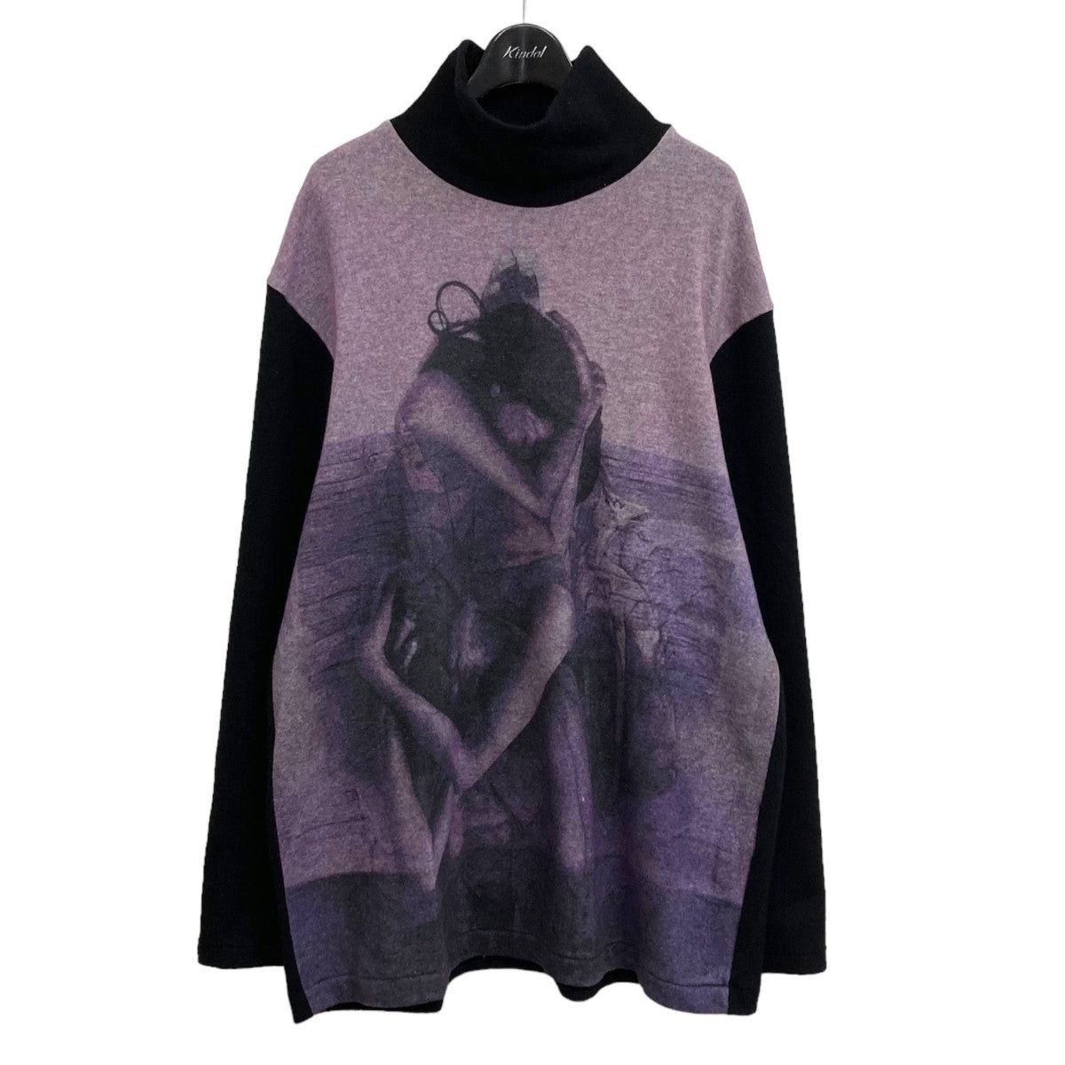 Yohji Yamamoto PPHM SPECIAL SOFT WOOLLEN INKJET Turtle Turtle neck knit Size US L / EU 52-54 / 3 - 1 Thumbnail