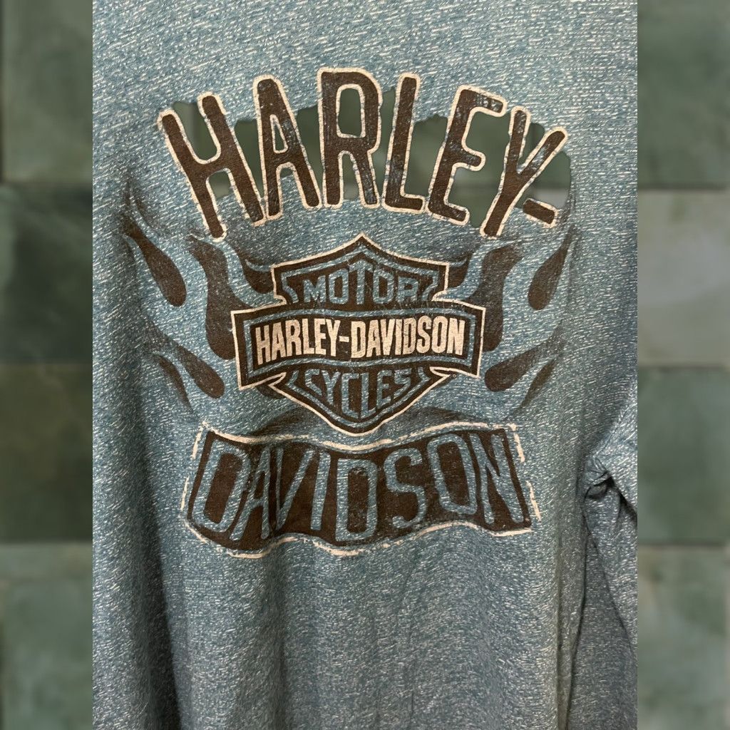 Harley Davidson Harley-Davidson T-Shirt Men's XL Blue Graphic Laconia New Hampshire Mens Size US XL / EU 56 / 4 - 1 Thumbnail