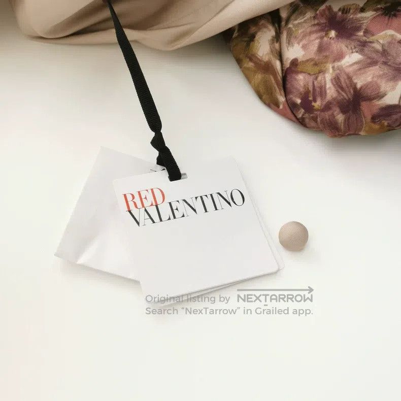 Valentino Valentino Floral pattern button-down crew neck dress Size M / US 6-8 / IT 42-44 - 3 Thumbnail