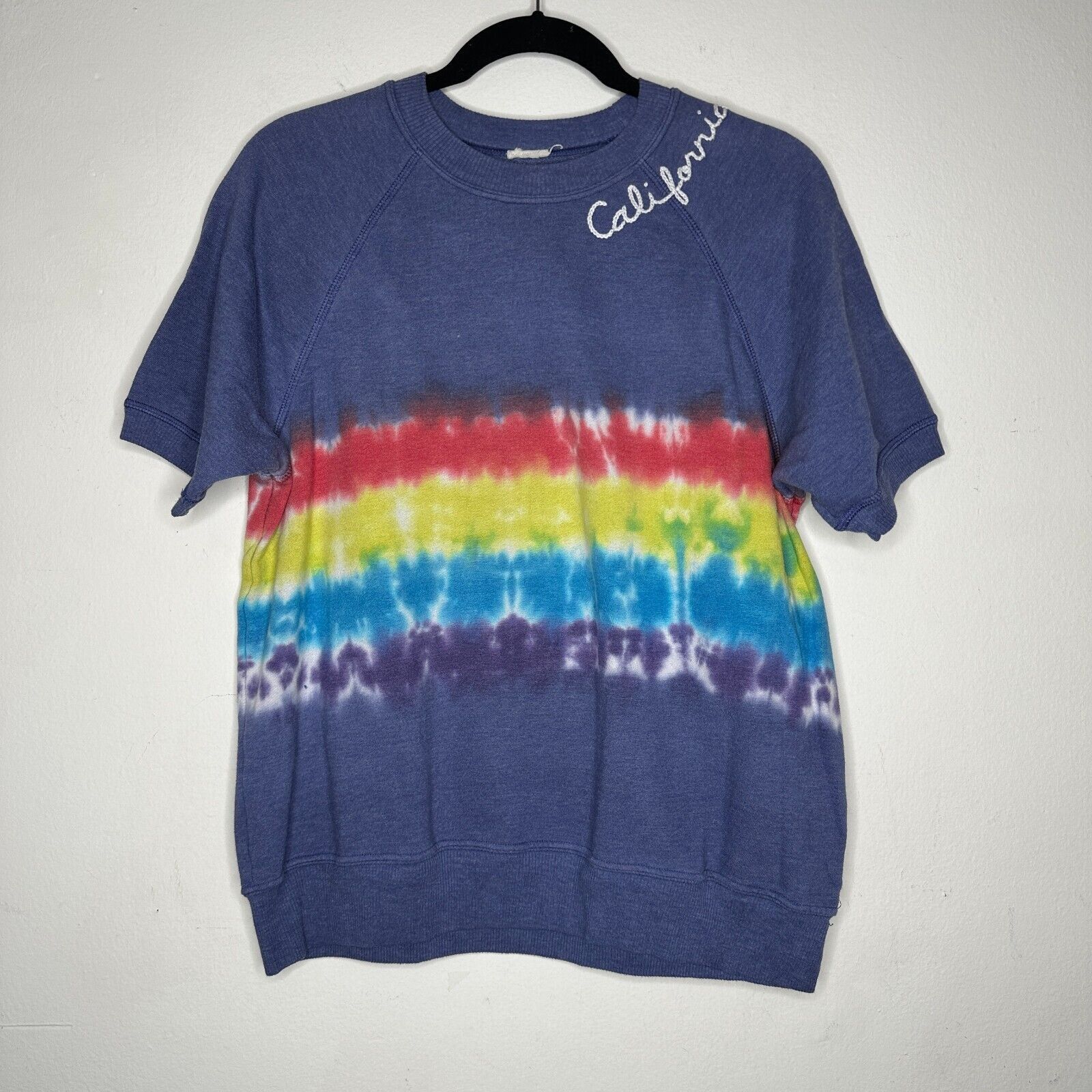 Other I Stole My Boyfriends Blue Rainbow Tie Dye California Tee M Size M / US 6-8 / IT 42-44 - 11 Thumbnail