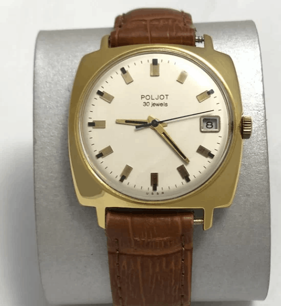 Vintage Vintage soviet 1st MChZ Men's wristwatch Poljot USSR Size ONE SIZE - 1 Thumbnail