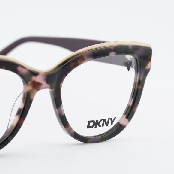 DKNY DKNY DK5064 265 Eyeglasses - Havana/Brown 54mm Cat Eye Frame Size ONE SIZE - 2 Thumbnail