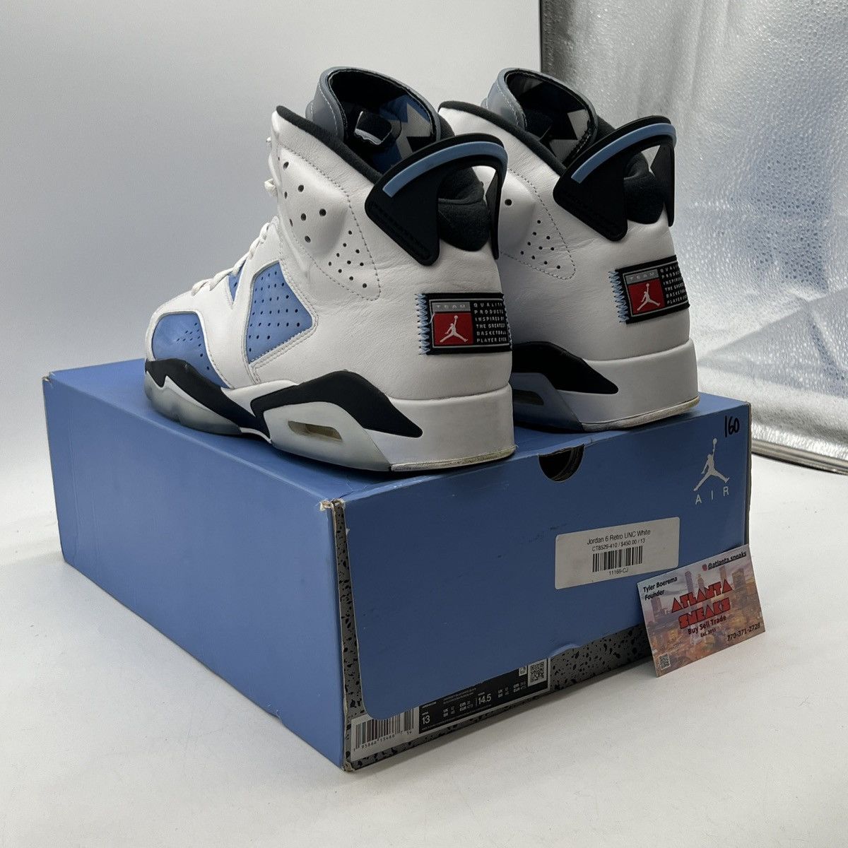 Jordan Brand Air Jordan 6 unc home Size US 13 / EU 46 - 4 Thumbnail