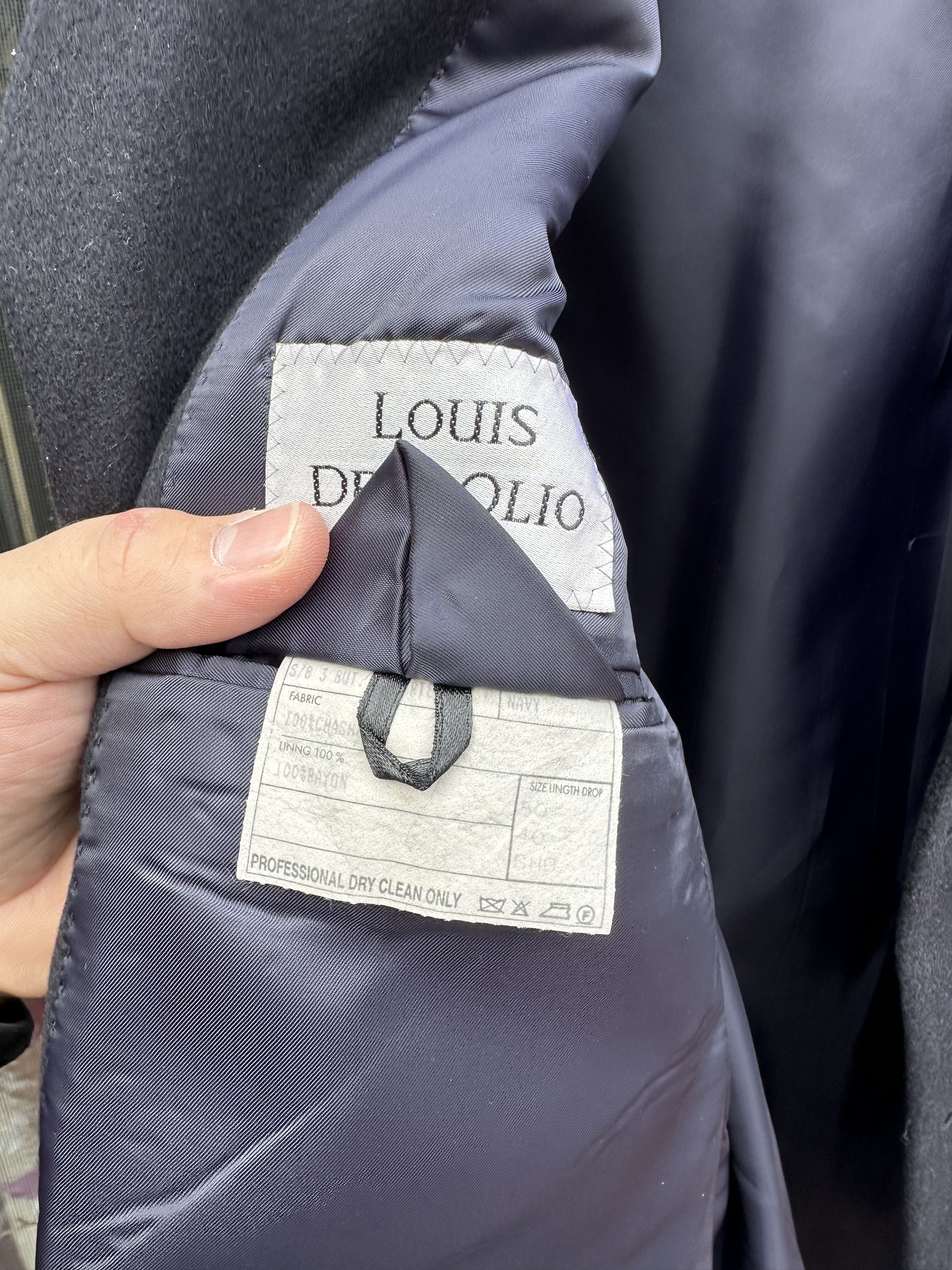 Vintage Vintage Luxury Men’s Blazer Louis Dell'Olio Cashmere Size 50S - 12 Thumbnail
